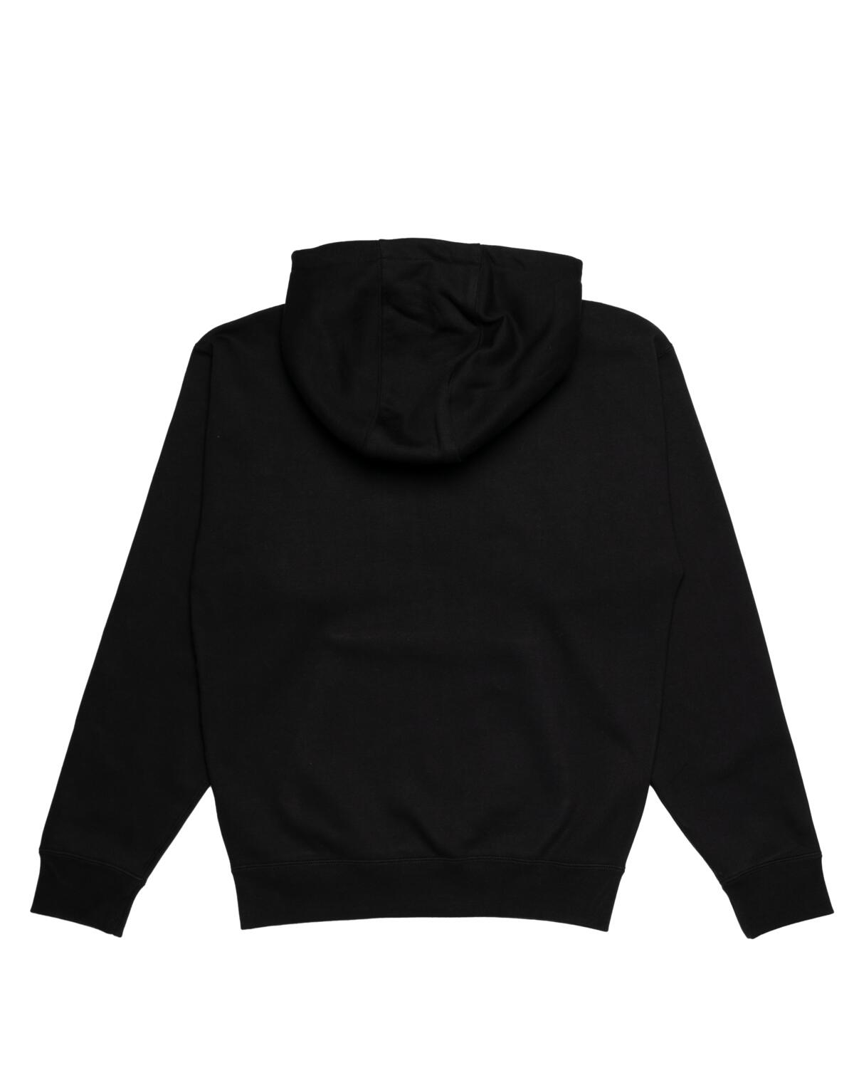 Nike Solo Swoosh Fleece Hoodie Black / White - Image 3