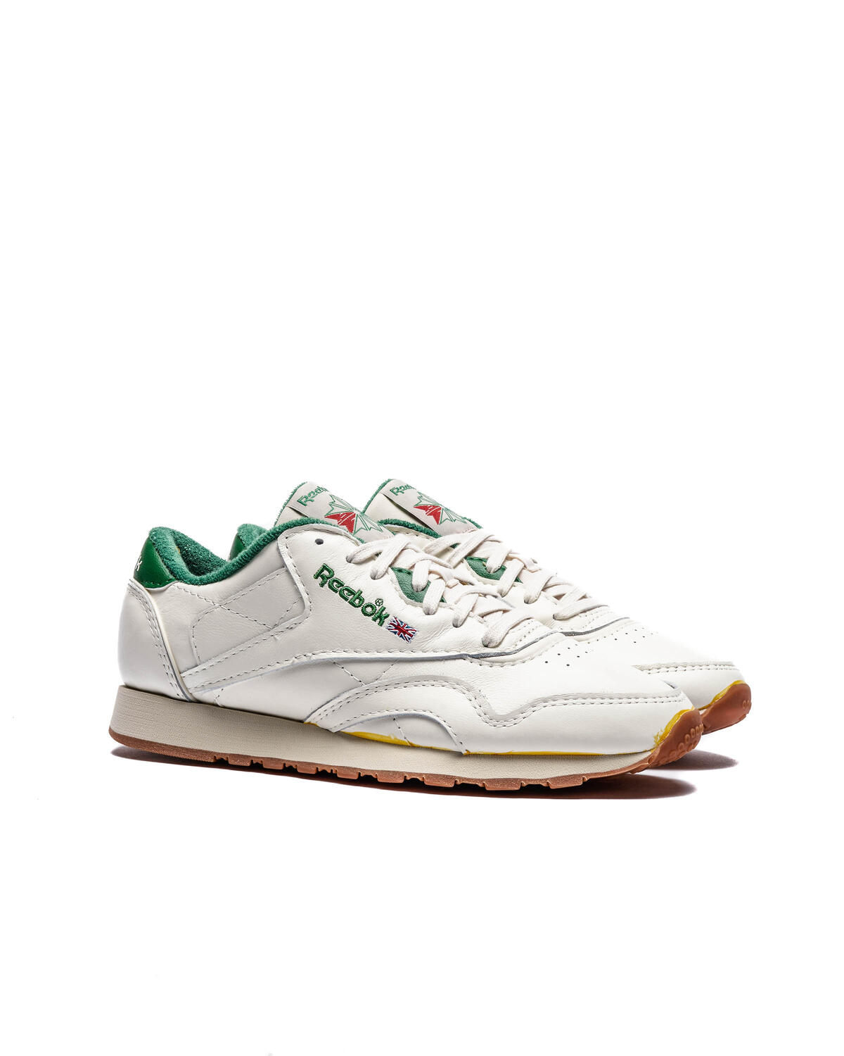 Reebok Classic Leather Chalk White/Glen Green - Image 3