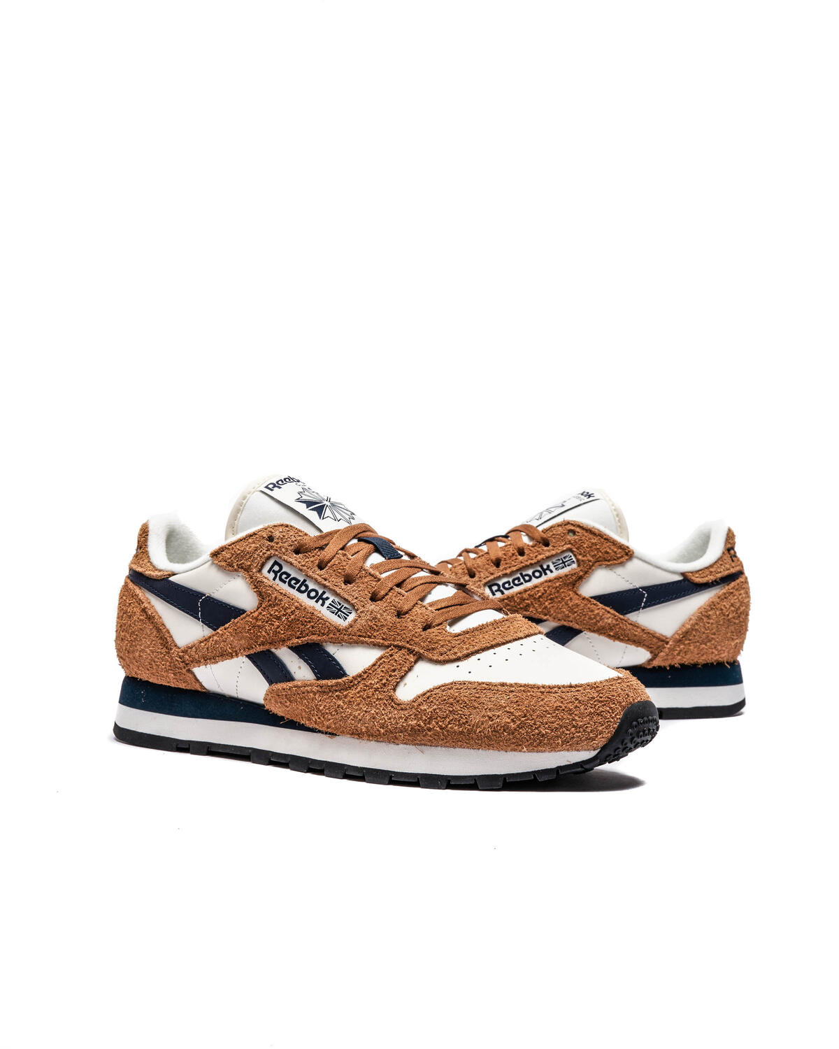 Reebok Classic Leather Chalk / Wild Brown / Vector Navy - Image 14
