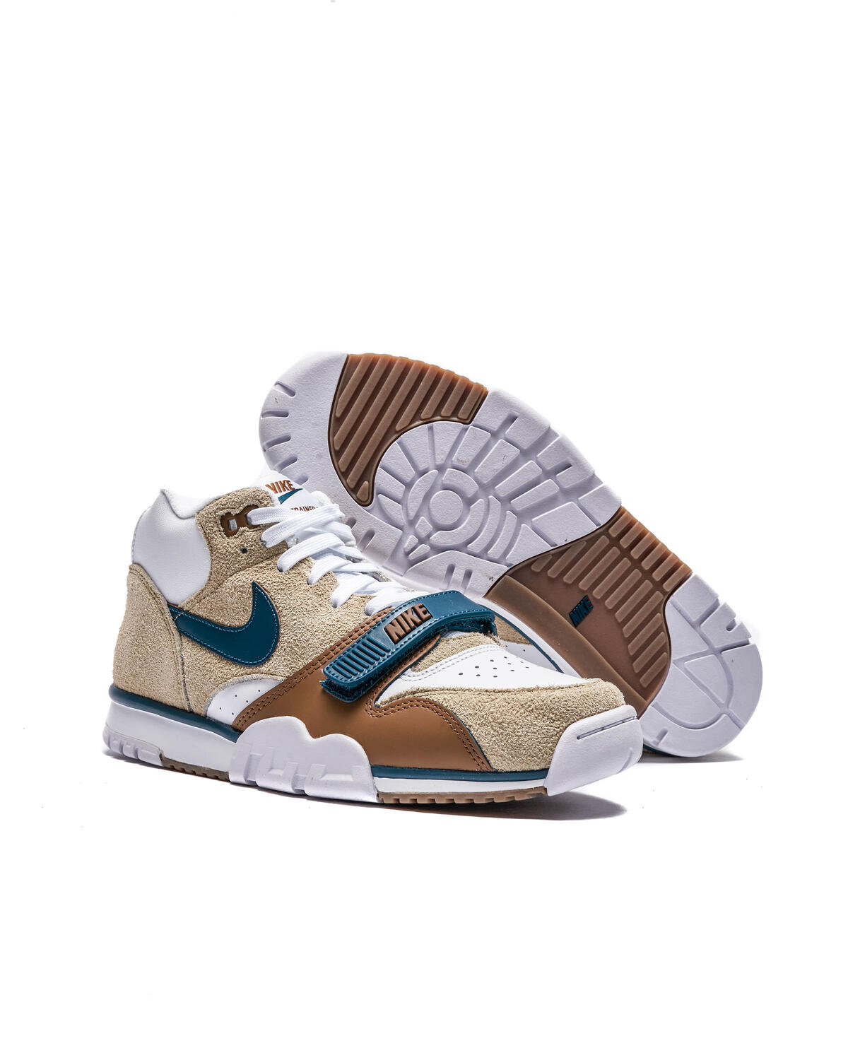Nike Air Trainer 1 Limestone / Valerian Blue - Ale Brown - White - Image 5
