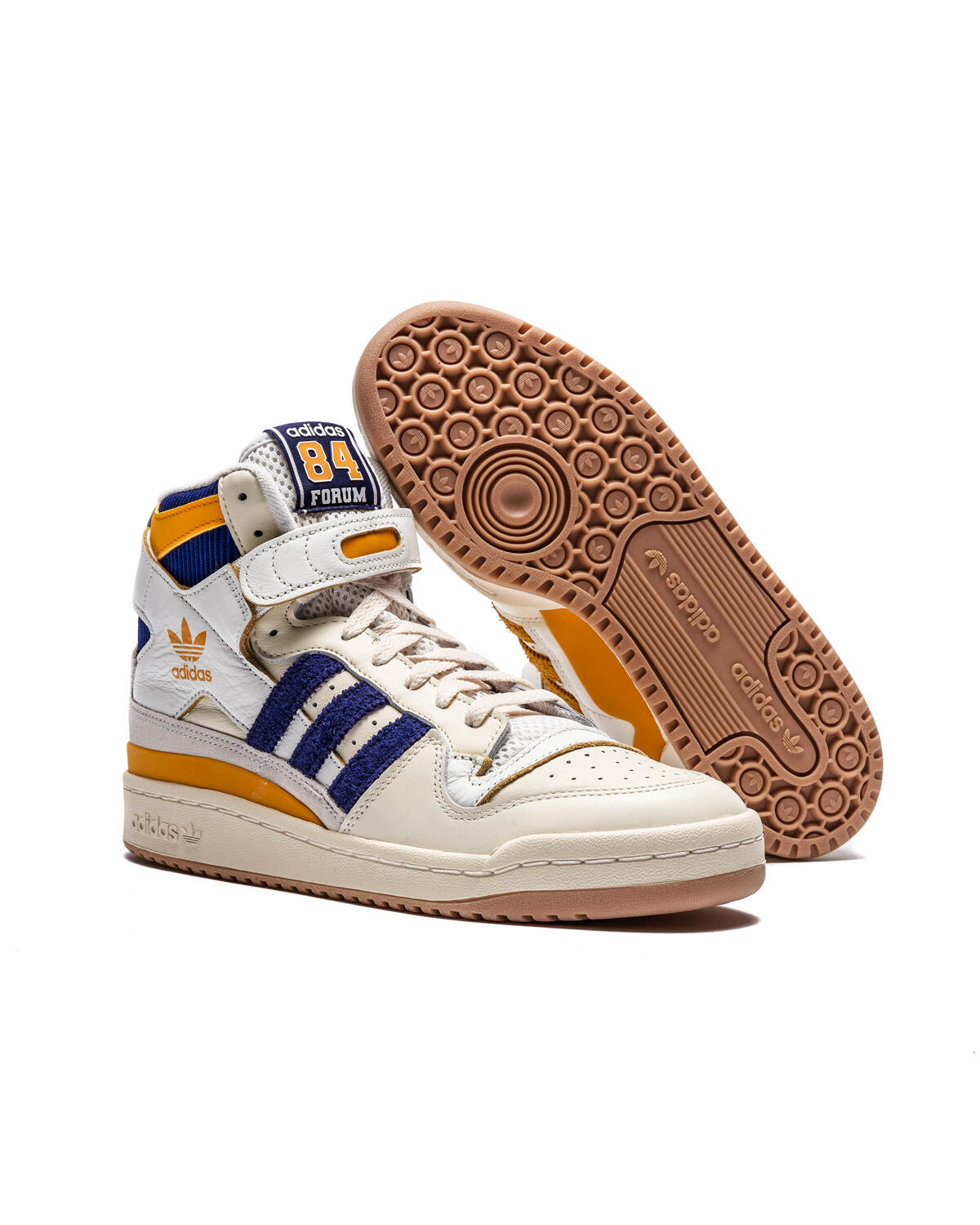 Adidas Forum 84 High 'Cream/Collegiate Purple/Collegiate Yellow' - Image 5