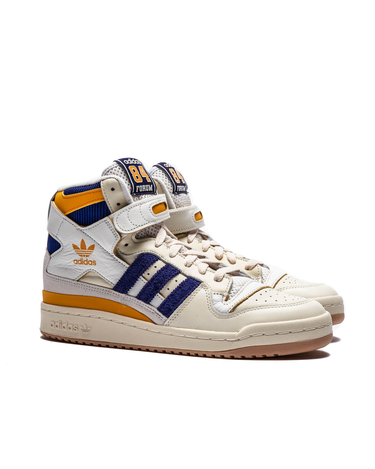 Adidas Forum 84 High 'Cream/Collegiate Purple/Collegiate Yellow' - Image 3