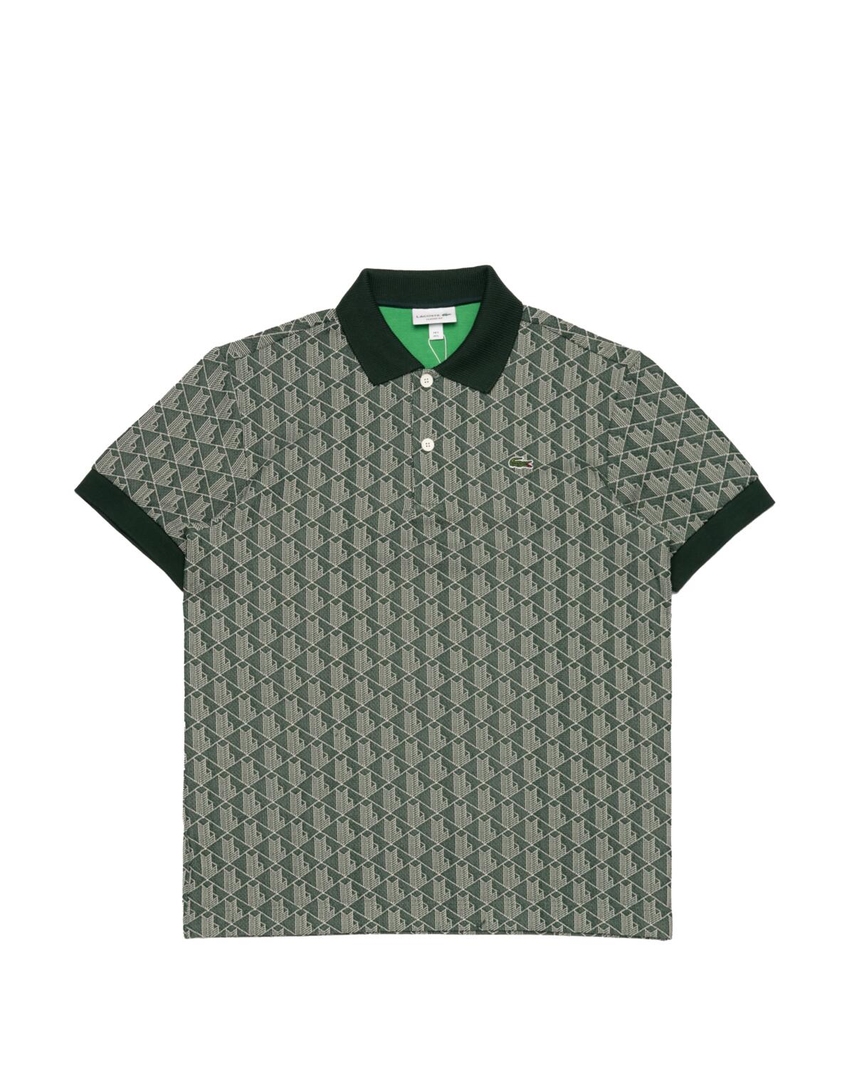Lacoste Classic Fit Monogram Jacquard Polo - Image 2