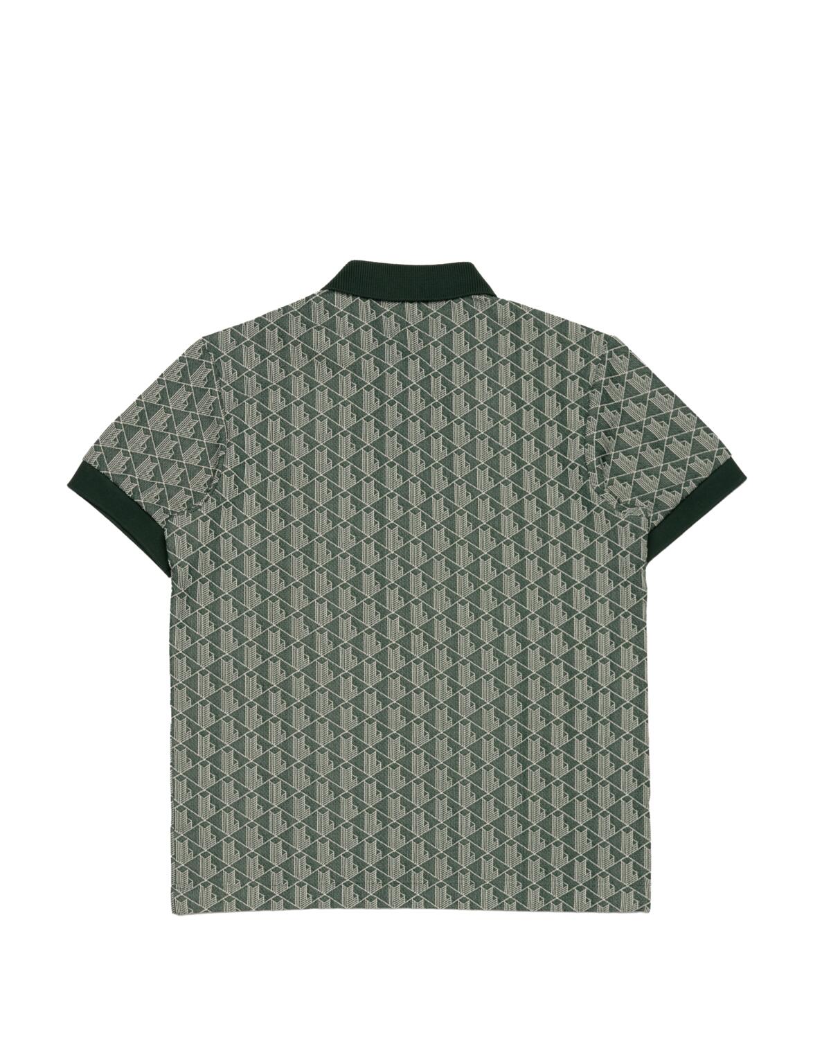 Lacoste Classic Fit Monogram Jacquard Polo - Image 3