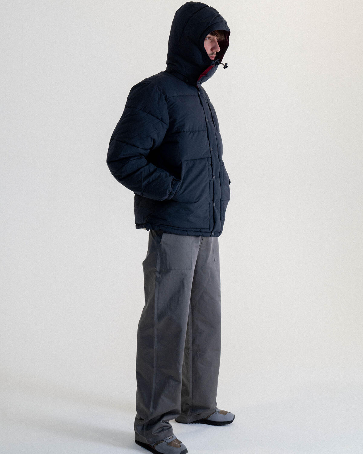 Arte Antwerp Nylon Pocket Baggy Pants - Image 4