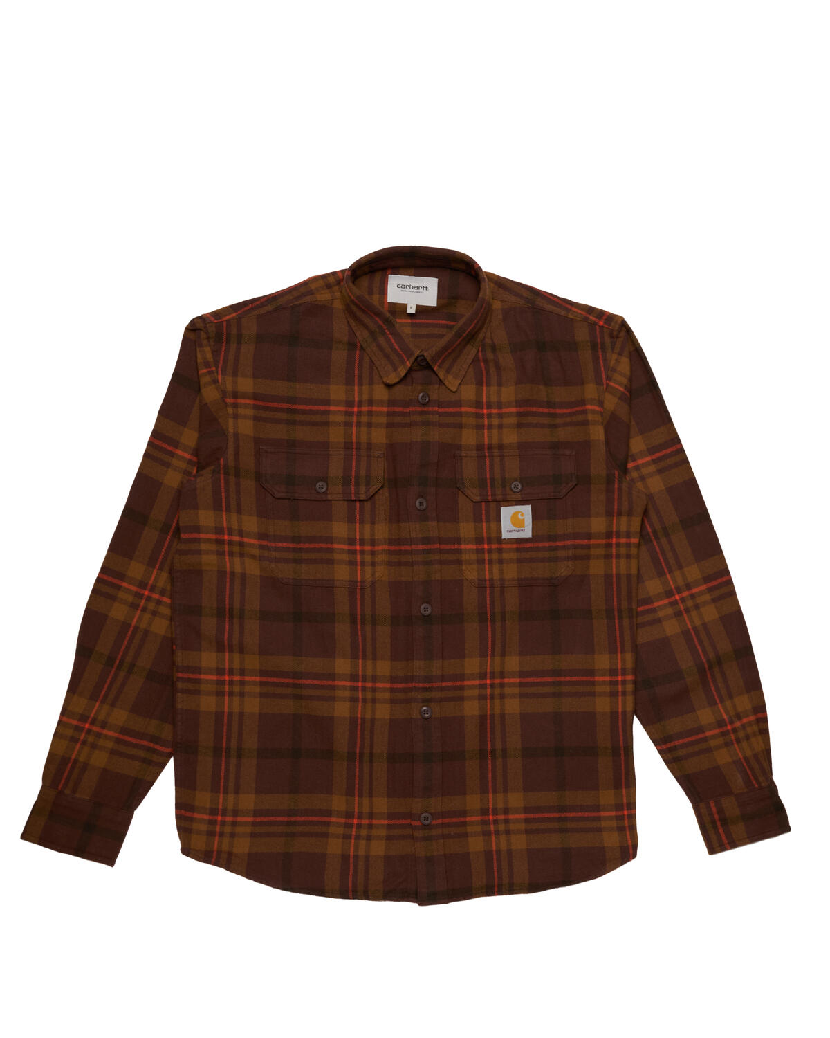Carhartt WIP L/S Wallace Shirt - Wallace Check, Ale - Image 6