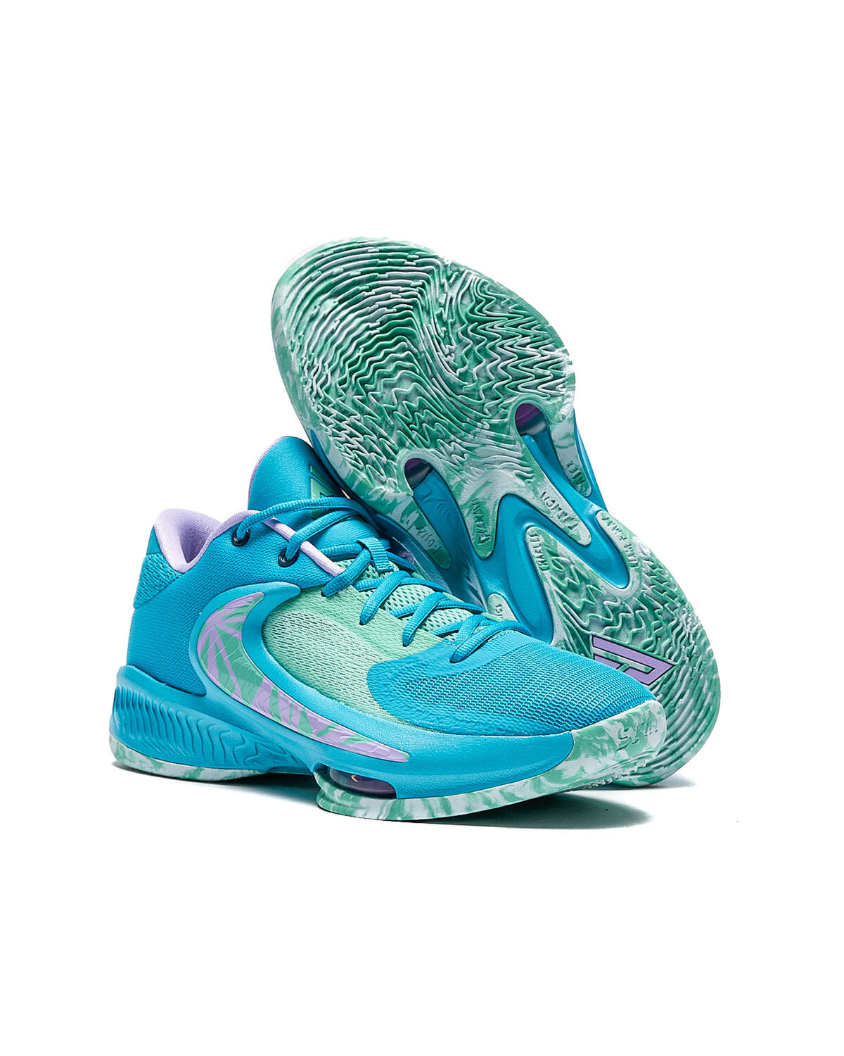 Nike - Men - Zoom Freak 4 - Blue/Lilac/Light Menta - Image 5