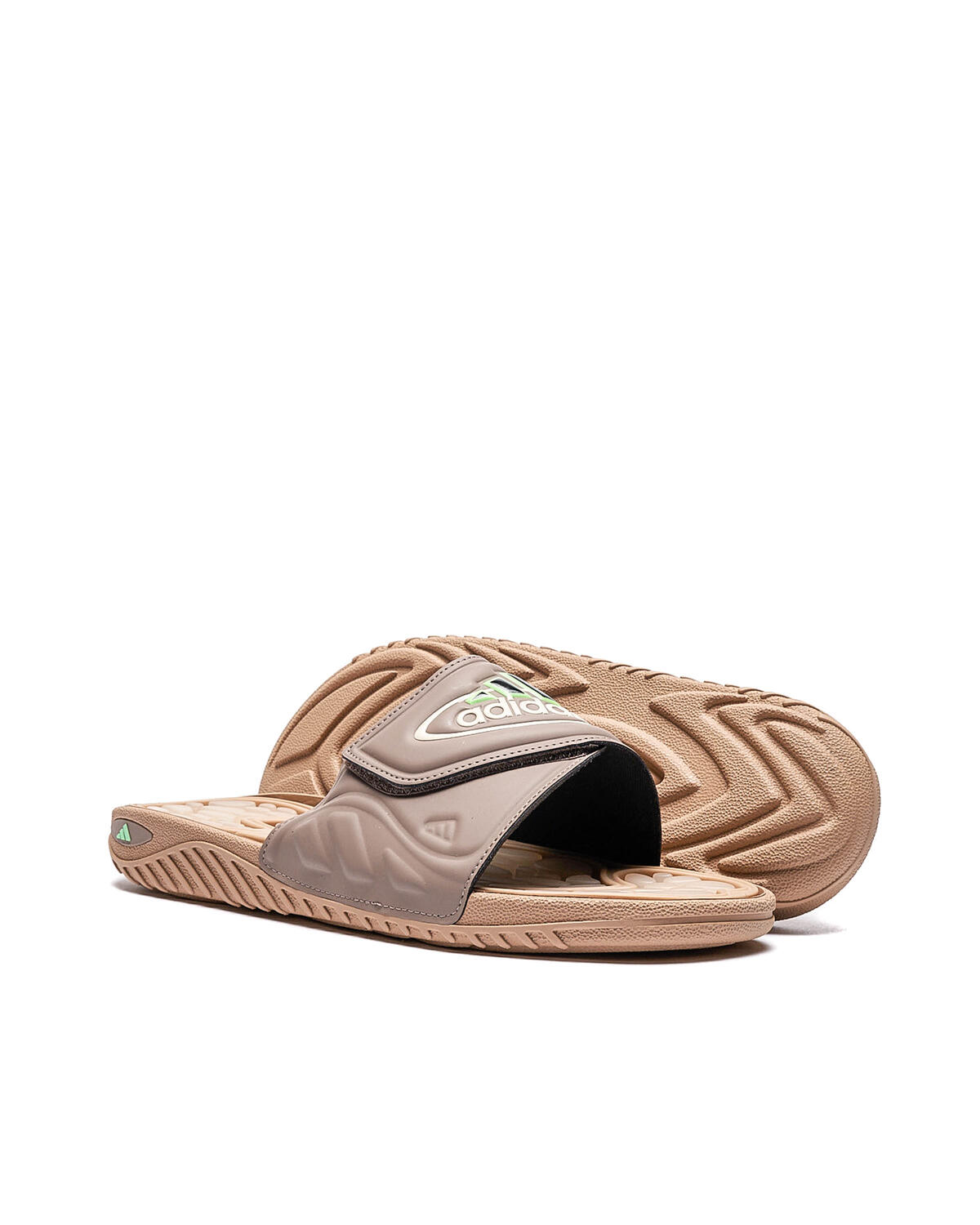 Adidas Reptossage Slides Brown/Beige/Aluminum - Image 5