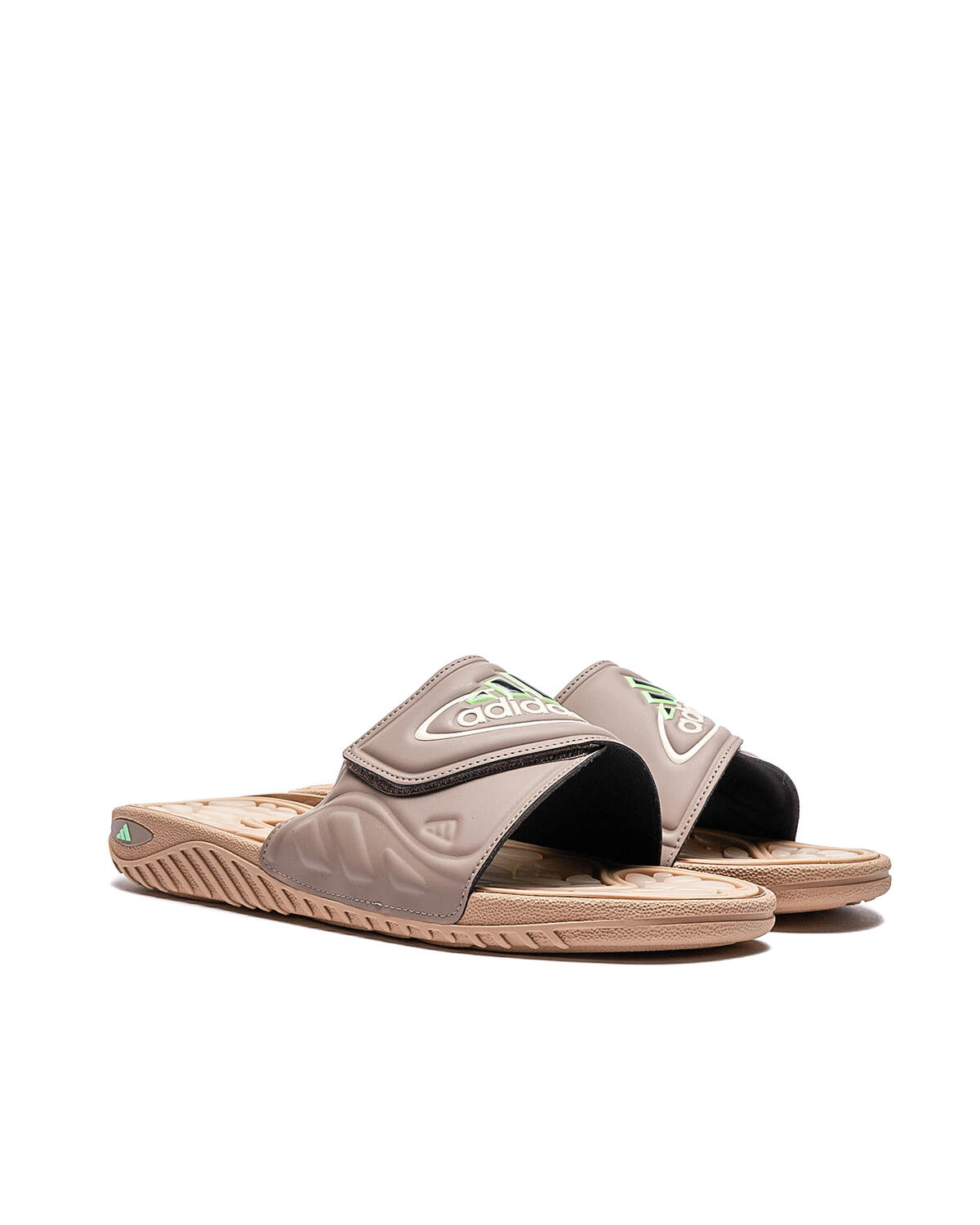 Adidas Reptossage Slides Brown/Beige/Aluminum - Image 3