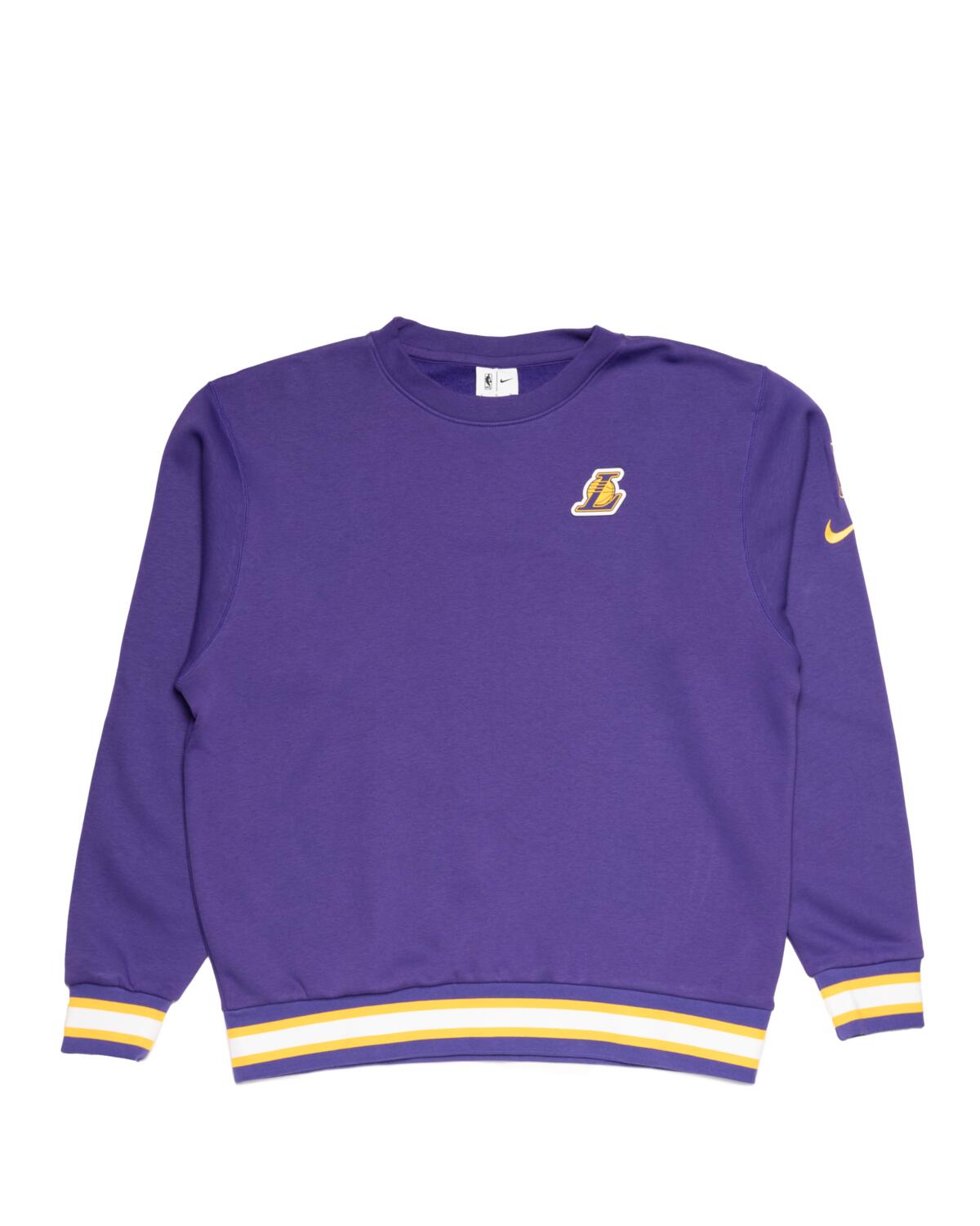 Nike LA Lakers Courtside Fleece Crew - Image 2