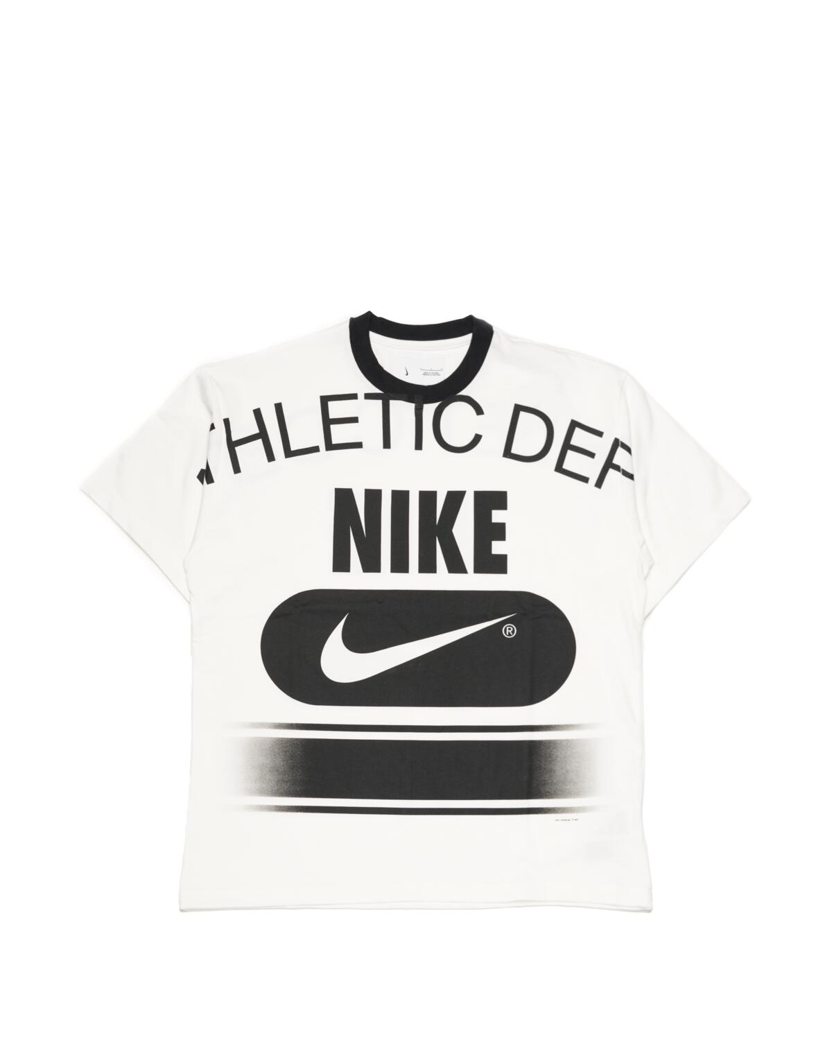 Nike T-Shirt White/Black - Image 1