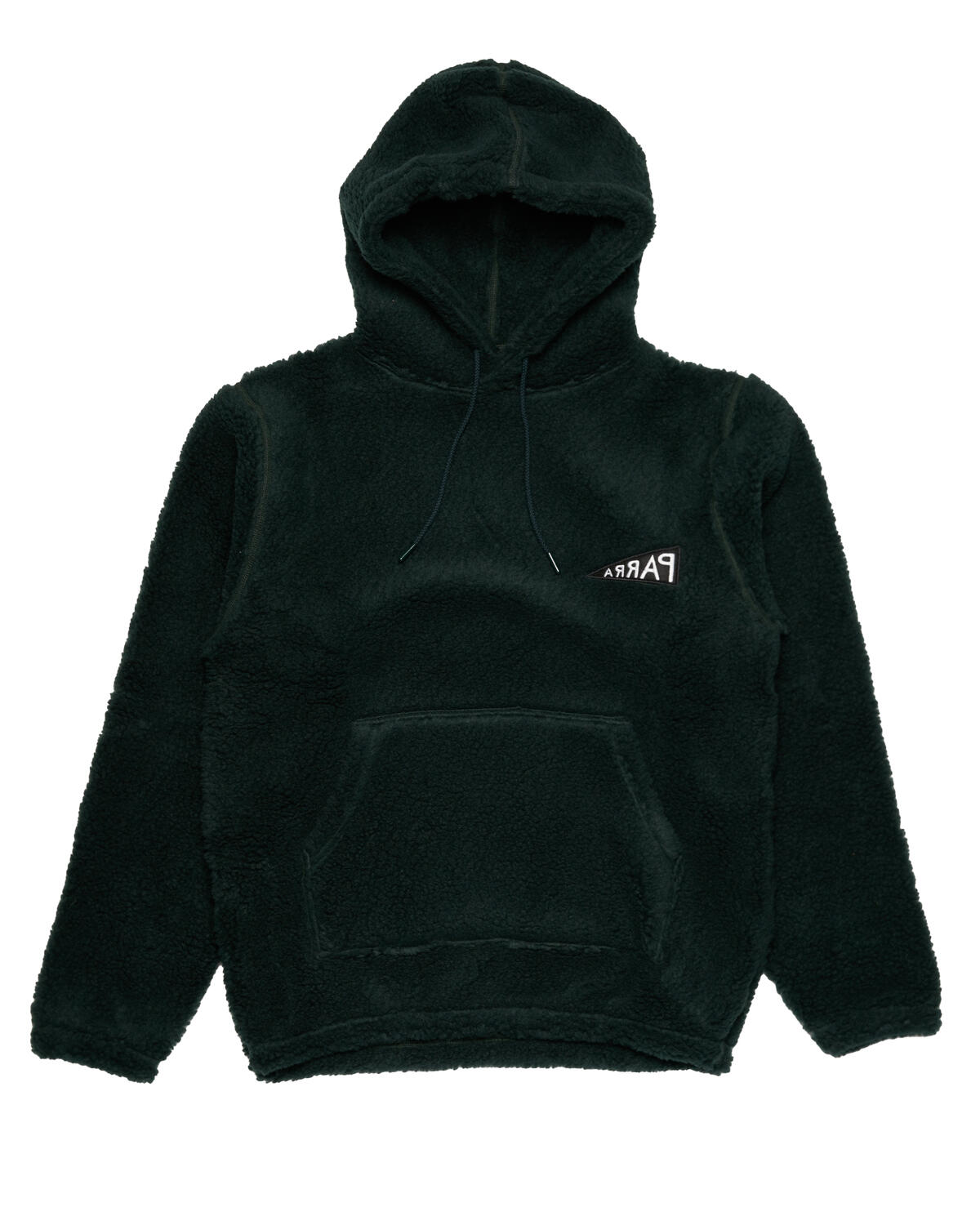 By Parra Mirrored Flag Logo Polar Fleece Hooded Pullover - Image 2