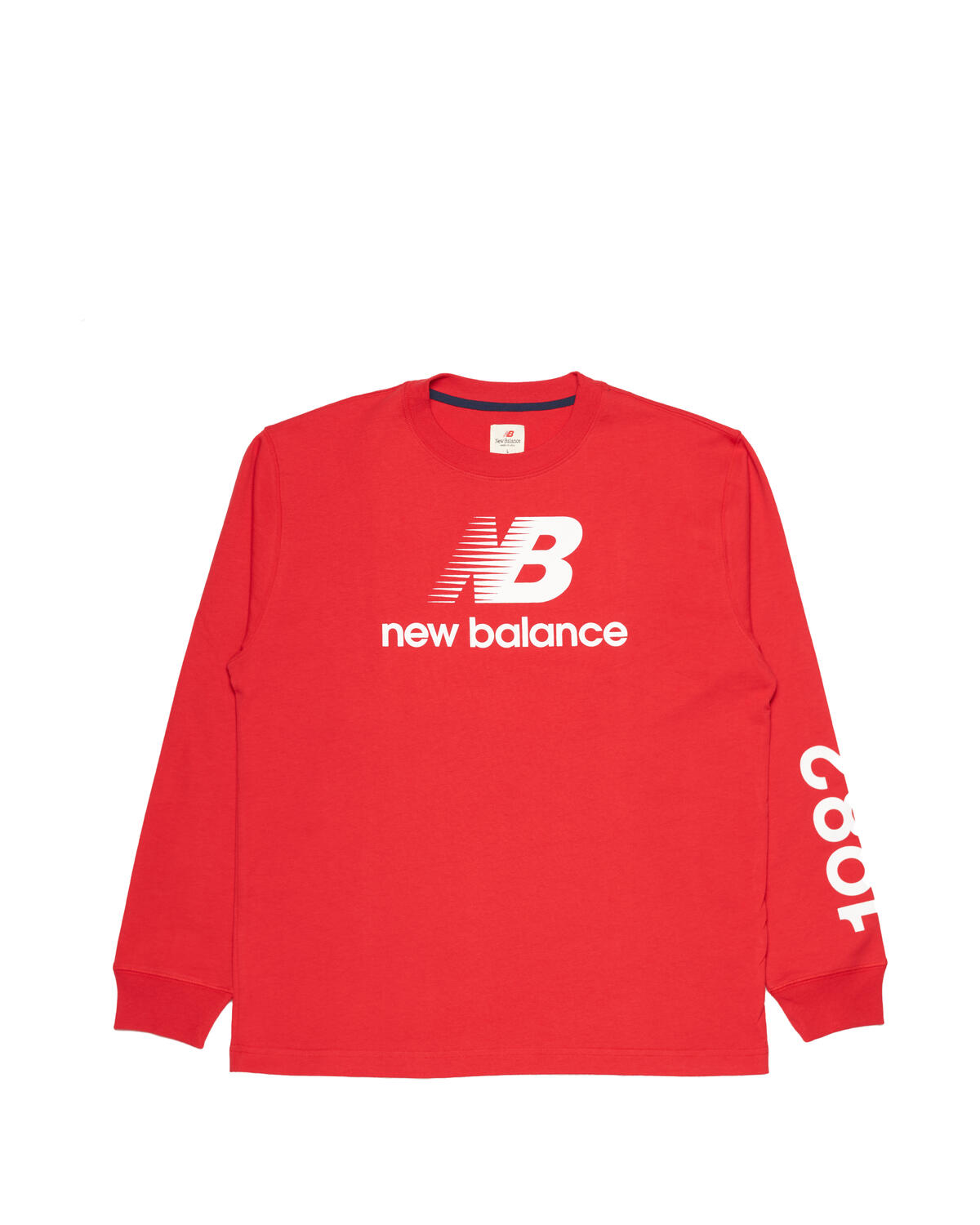 New Balance Made in USA Heritage L/S Tee RED - Image 6
