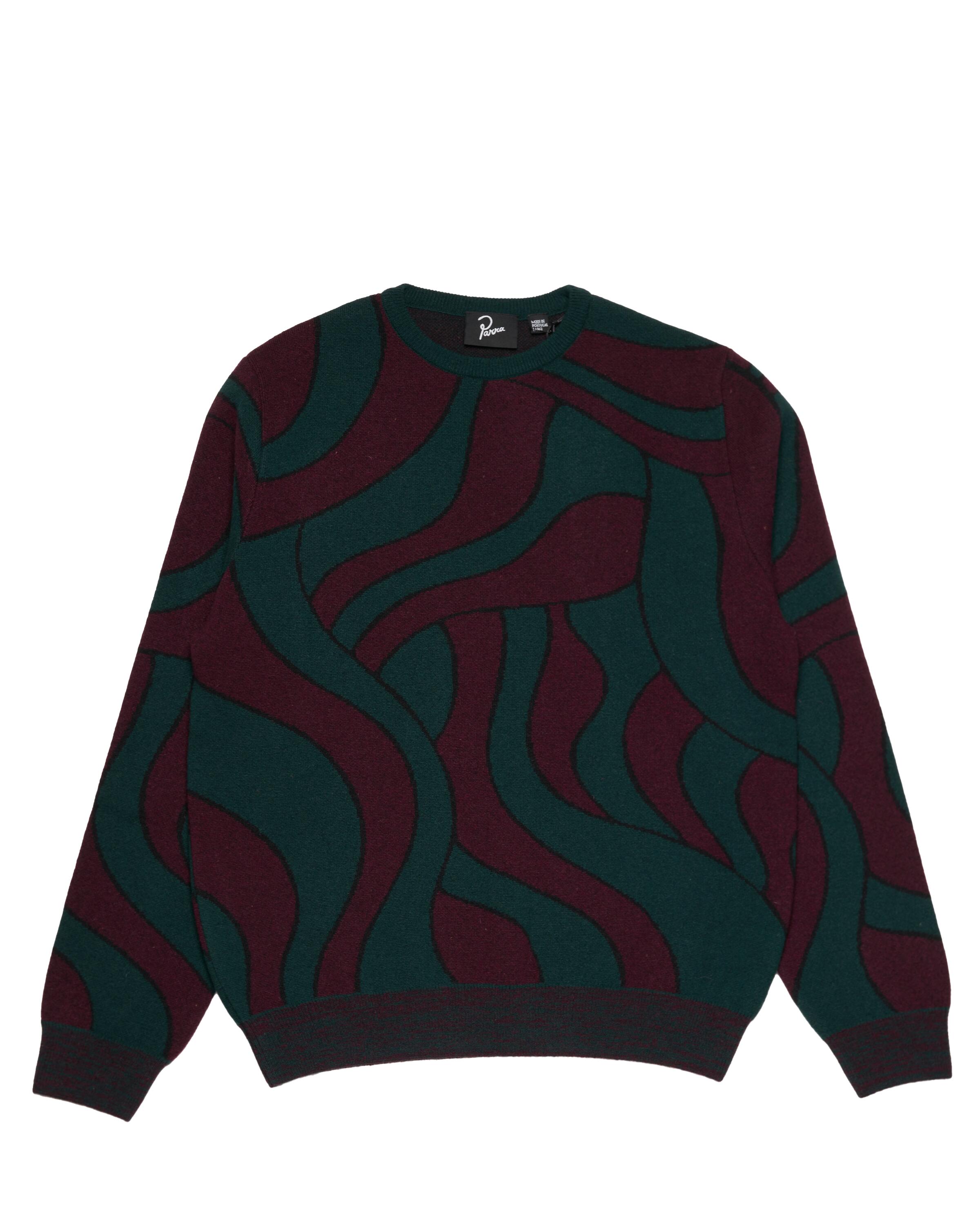 by parra distorted waves knitted pullover