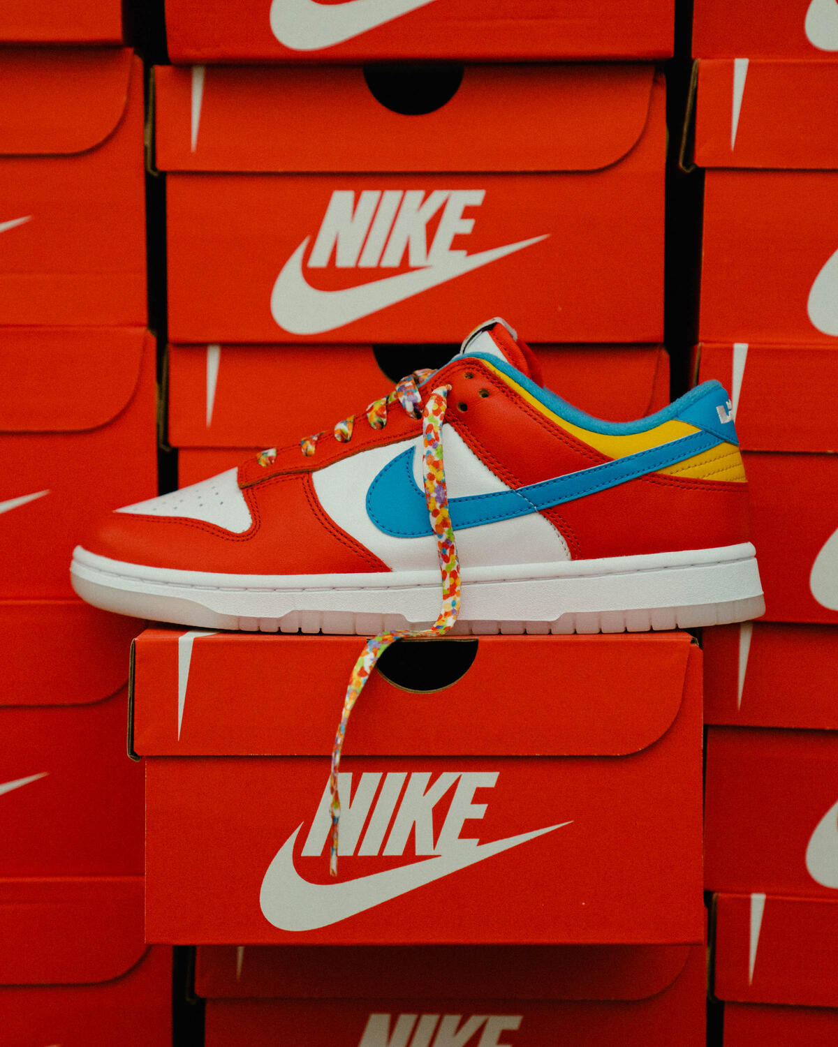 Nike x LeBron James Dunk Low 'LeBron James Fruity Pebbles' - Image 12