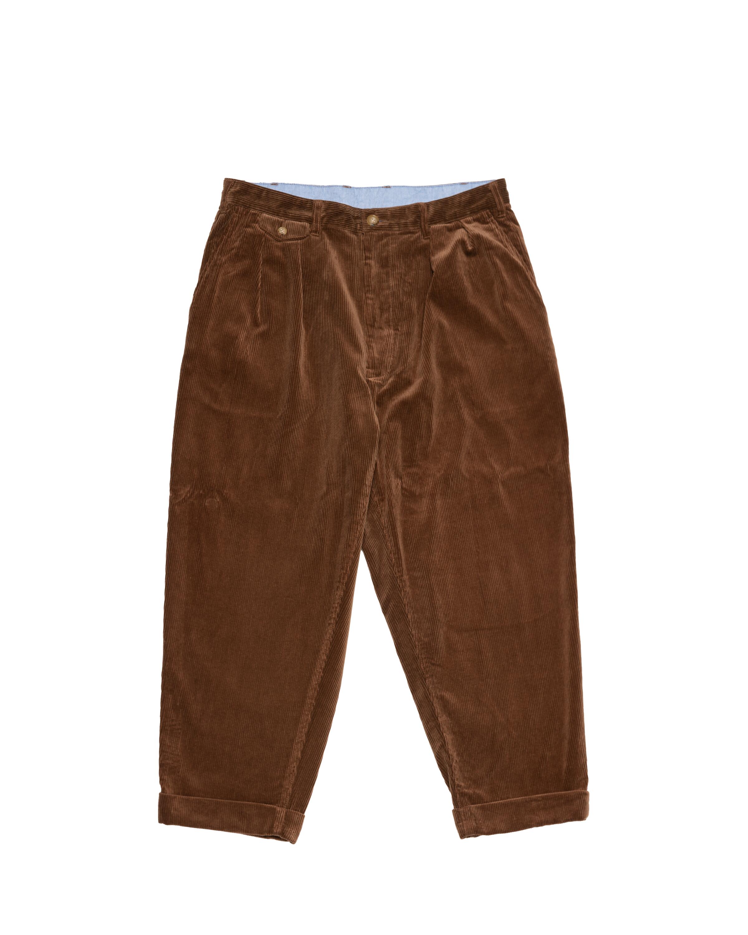 Beams+ 2Pleats Corduroy