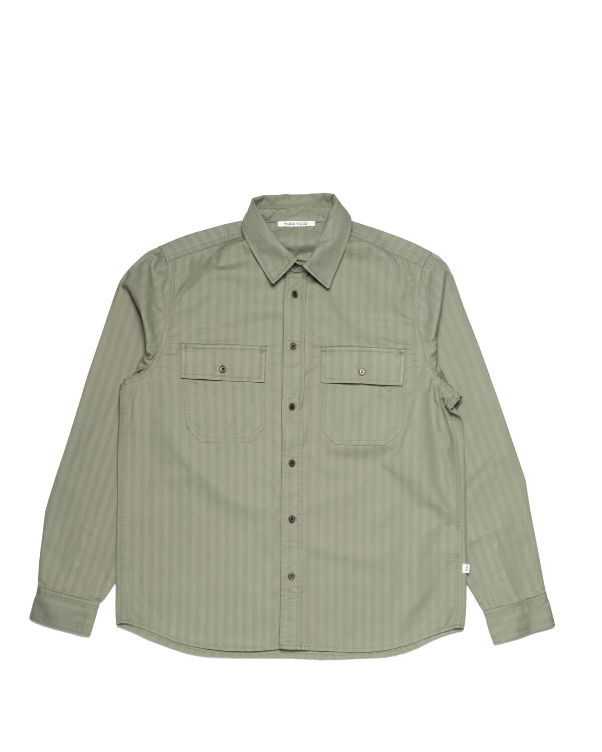 Wood Wood Avenir Crisp Herringbone Shirt - Image 2