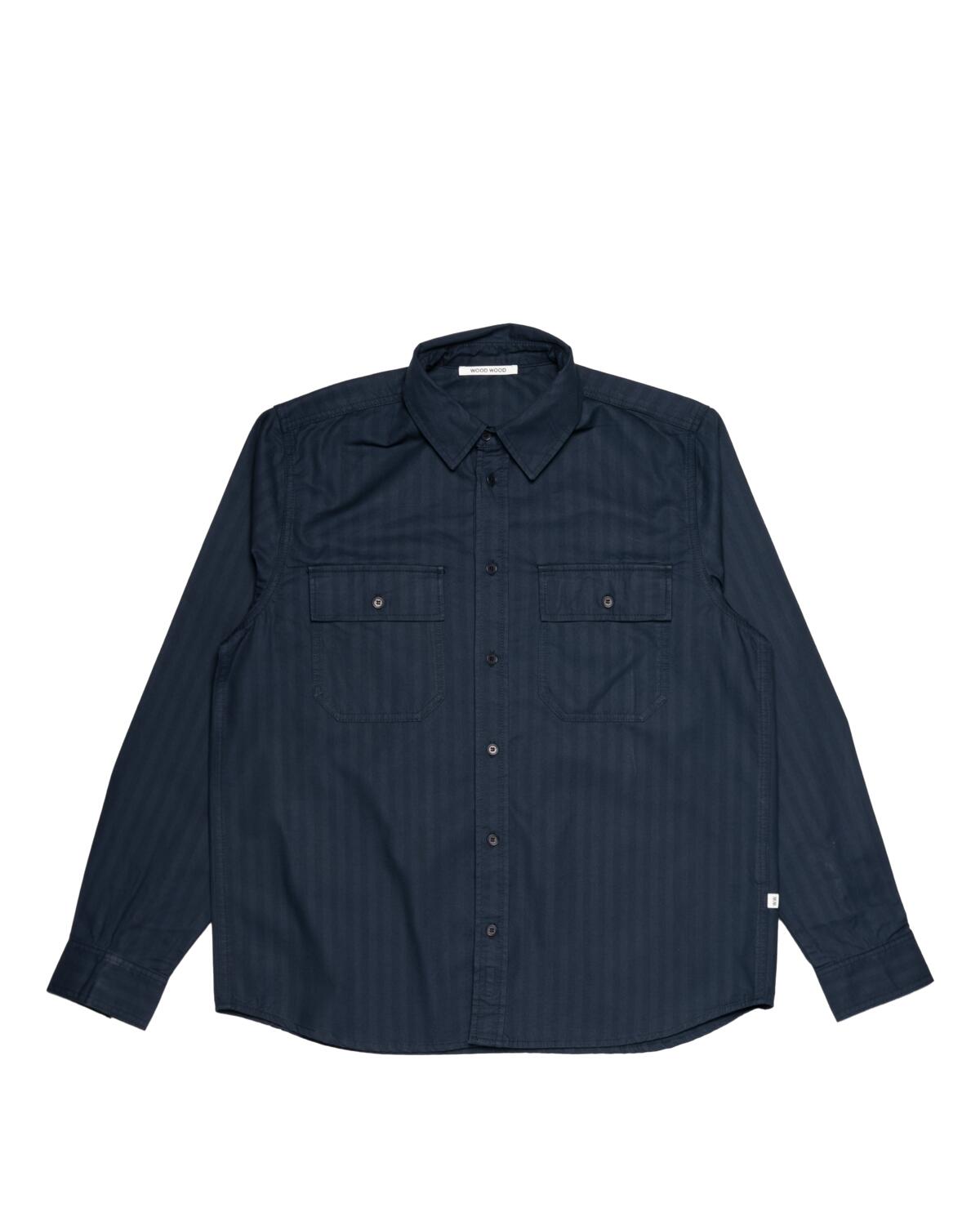 Wood Wood Avenir Crisp Herringbone Shirt - Image 2