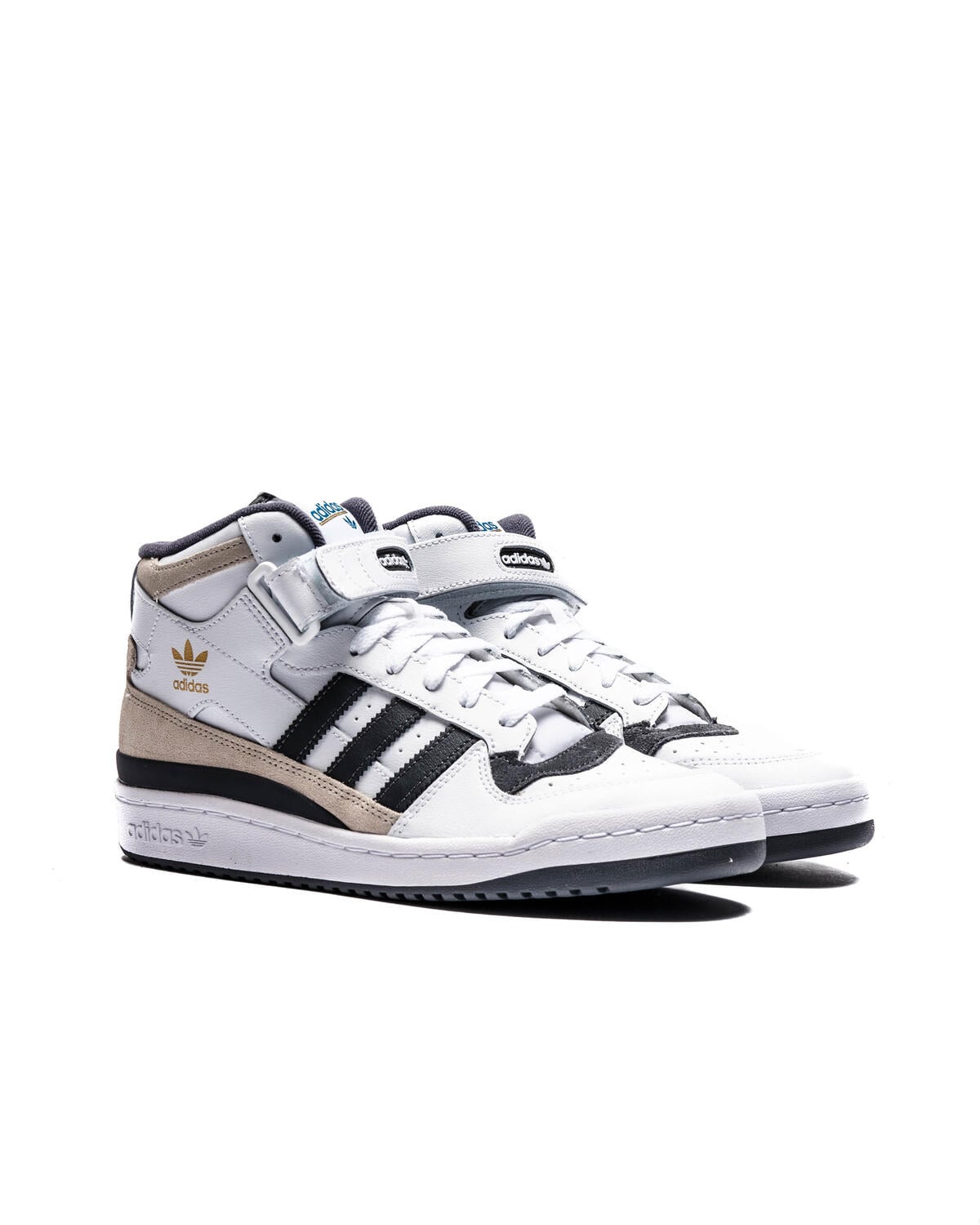 Adidas Forum Mid Ftwr White/Grey - Image 3