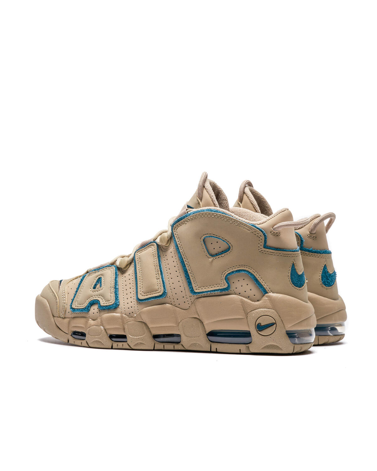 Nike Air More Uptempo `96 - Limestone / Valerian Blue / Limes - Image 13