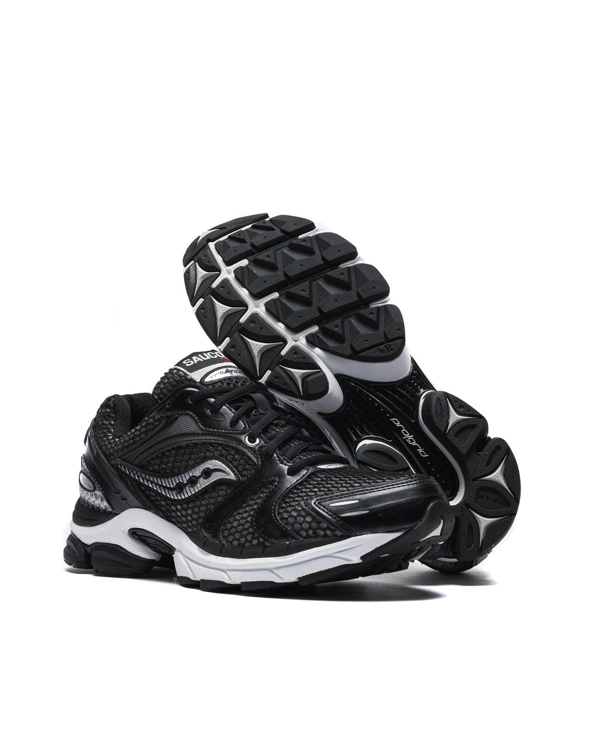 Saucony Progrid Triumph 4 Black / Silver (Women's) - Image 5