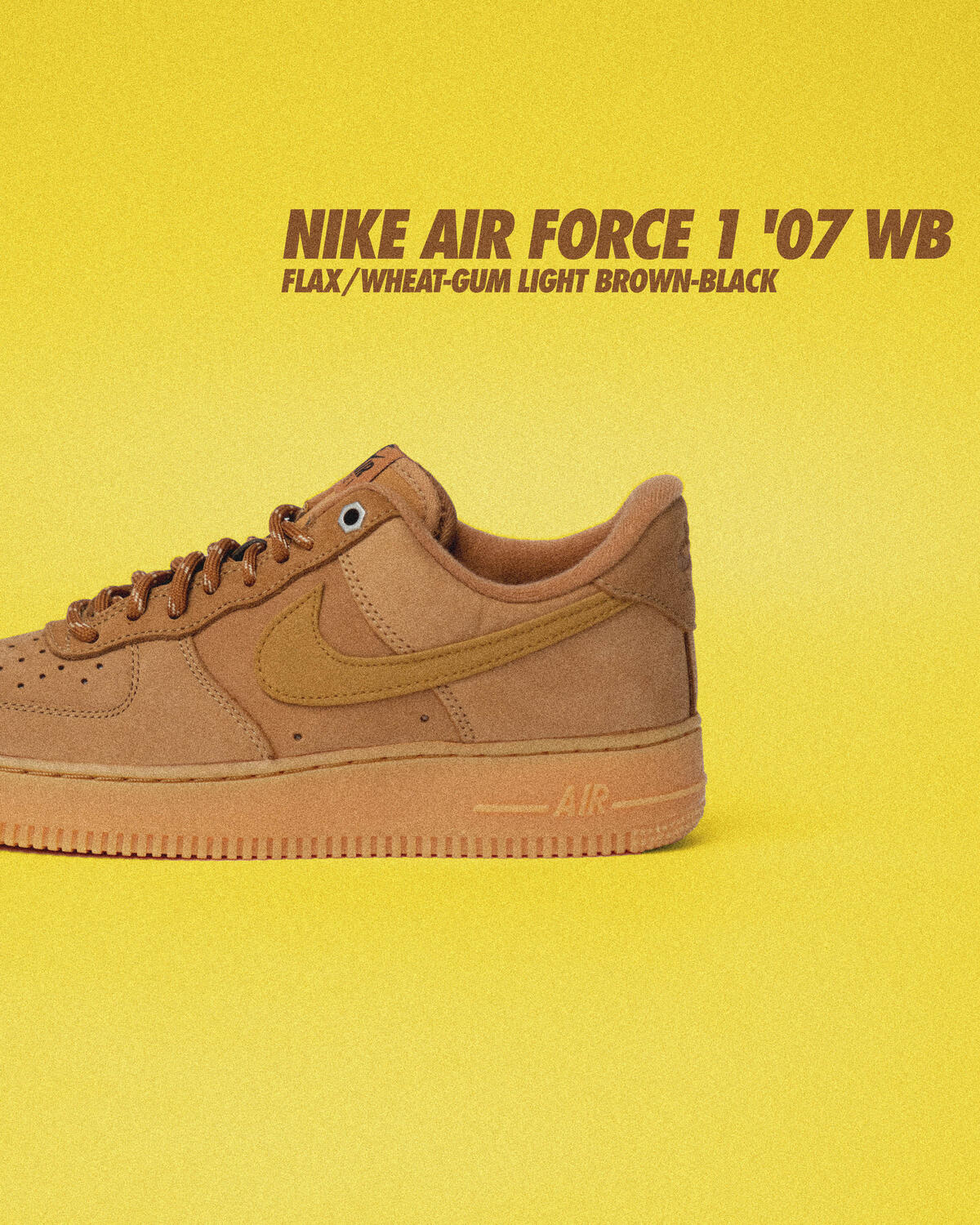 Nike Air Force 1 '07 WB Flax/Wheat-Gum - Image 67