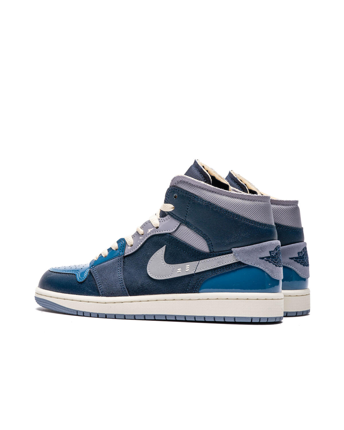Air Jordan 1 Mid SE Craft 'Obsidian/Ashen Slate/French Blue' - Image 4