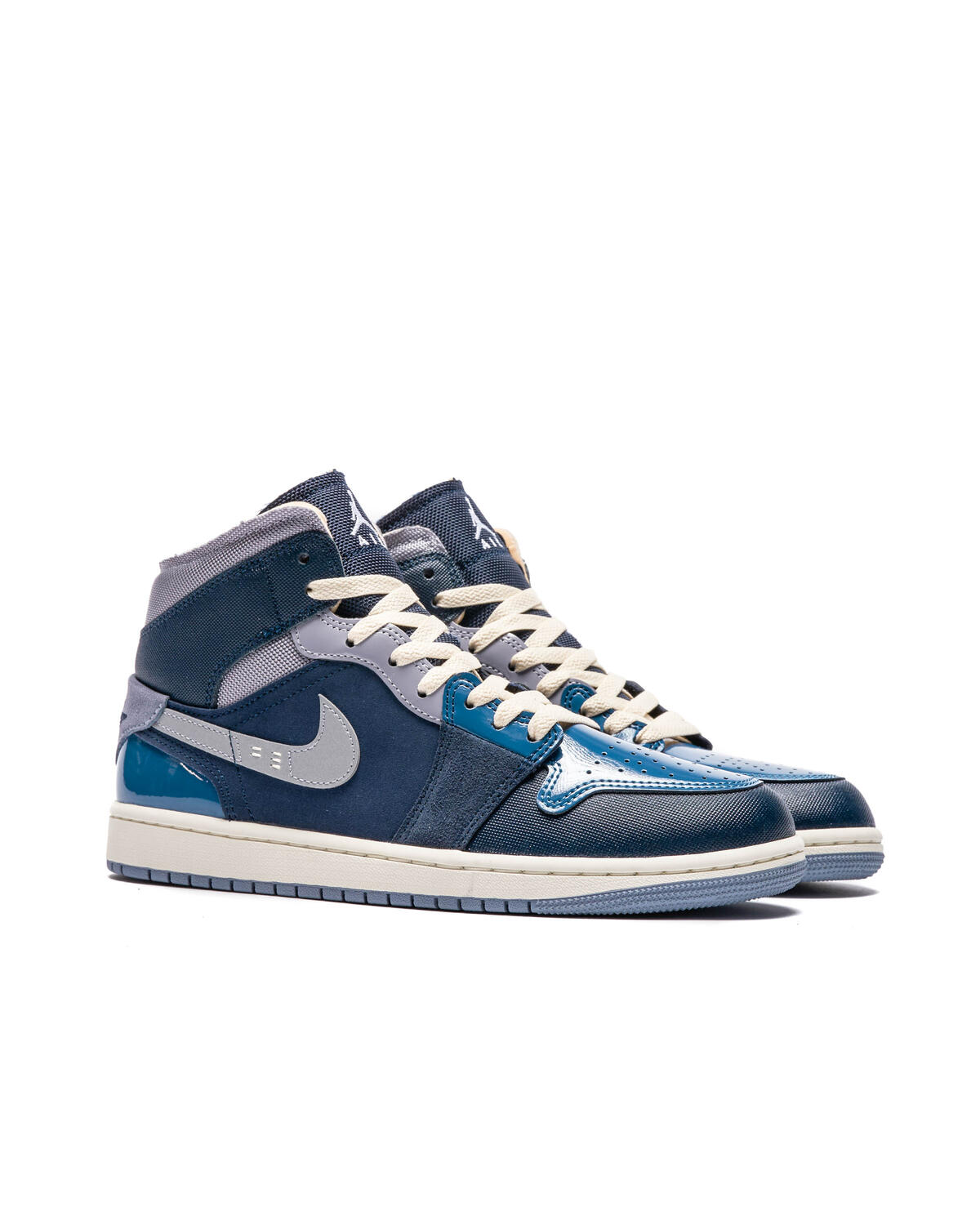 Air Jordan 1 Mid SE Craft 'Obsidian/Ashen Slate/French Blue' - Image 3