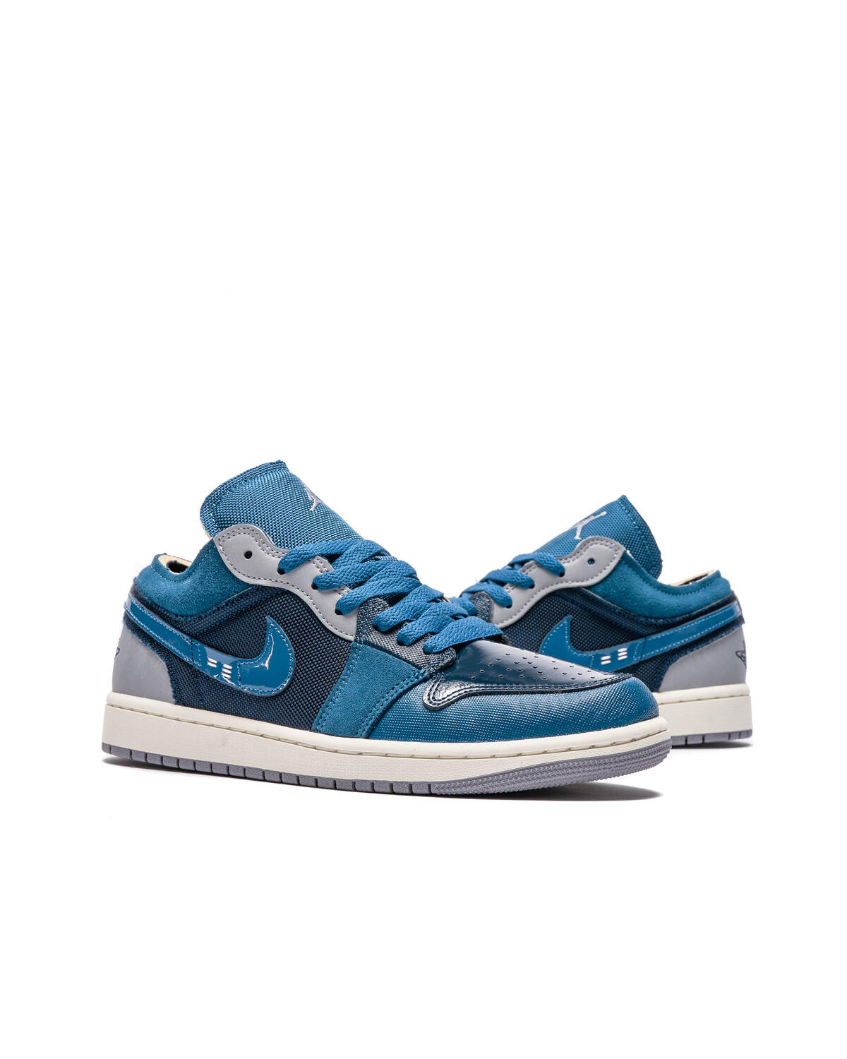 Air Jordan 1 Low SE Craft 'Obsidian/Ashen Slate/French Blue/Sail' - Image 14