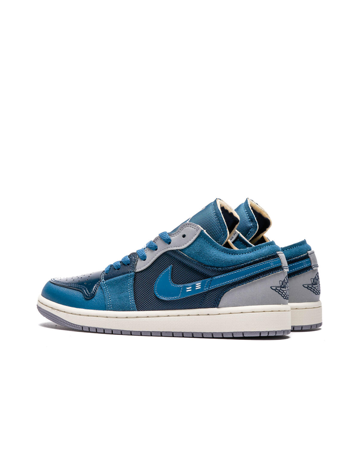 Air Jordan 1 Low SE Craft 'Obsidian/Ashen Slate/French Blue/Sail' - Image 13