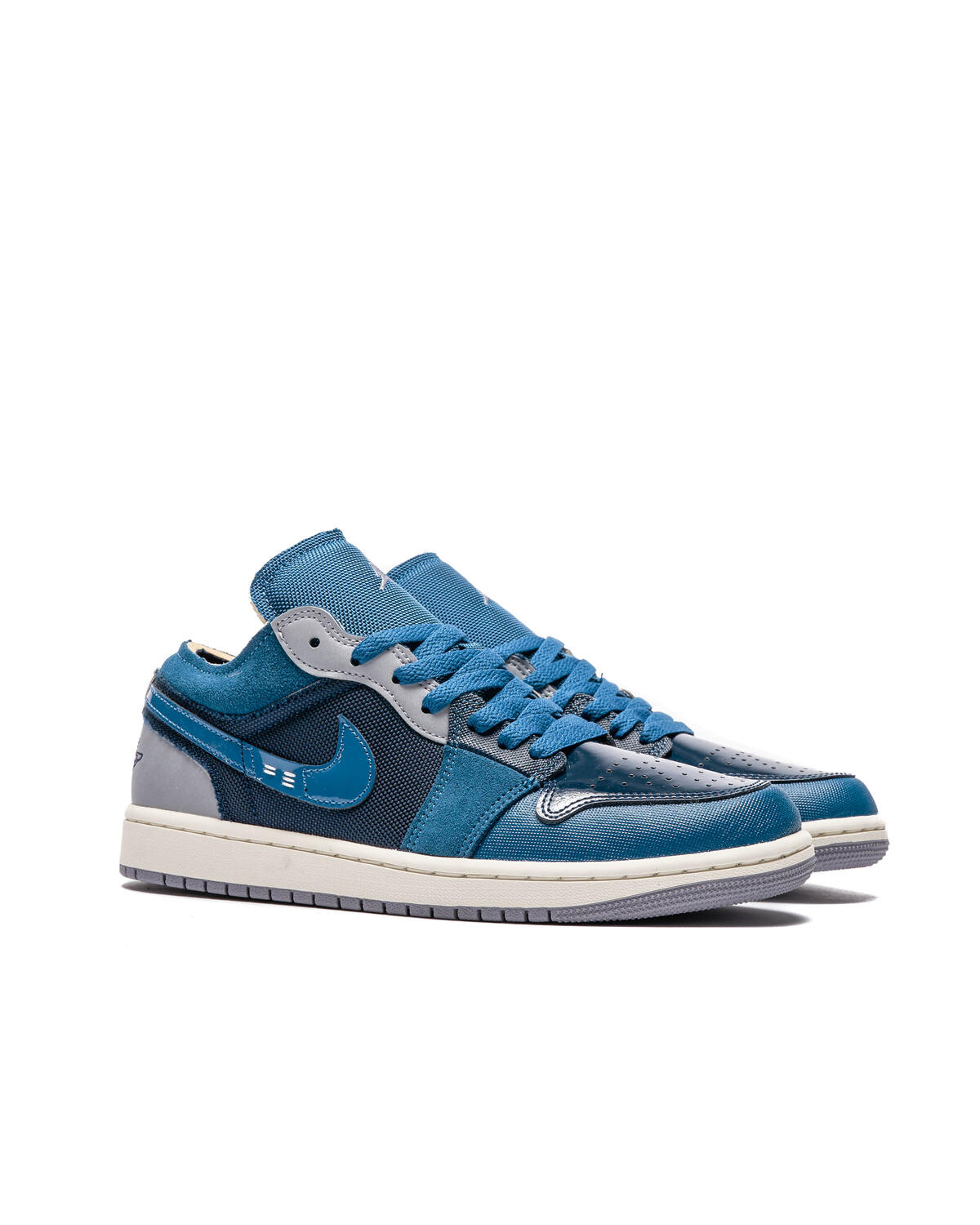 Air Jordan 1 Low SE Craft 'Obsidian/Ashen Slate/French Blue/Sail' - Image 12
