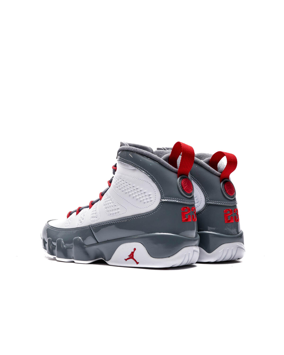 Air Jordan 9 Retro White / Fire Red / Cool Grey - Image 38