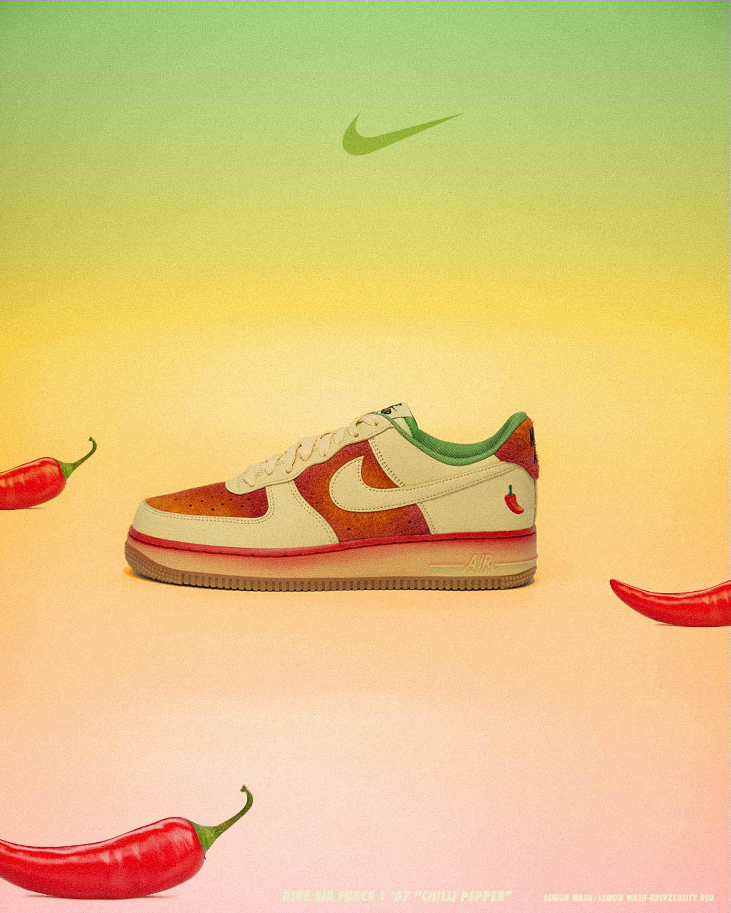 Nike AIR FORCE 1 '07 "Chilli Pepper"