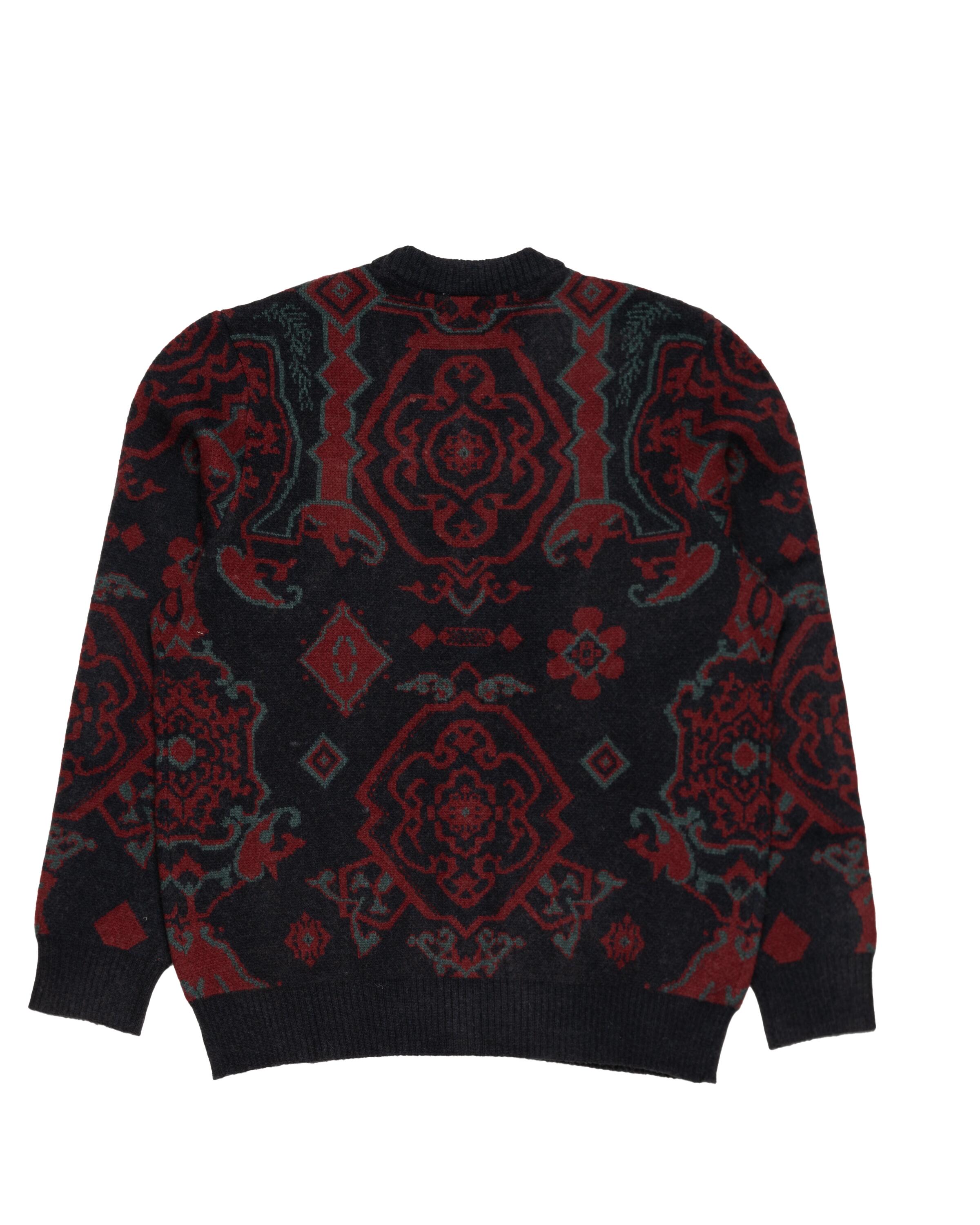 Carhartt WIP Cardigan Verse - | Brown Jacquard Mens Knitted Dark H 