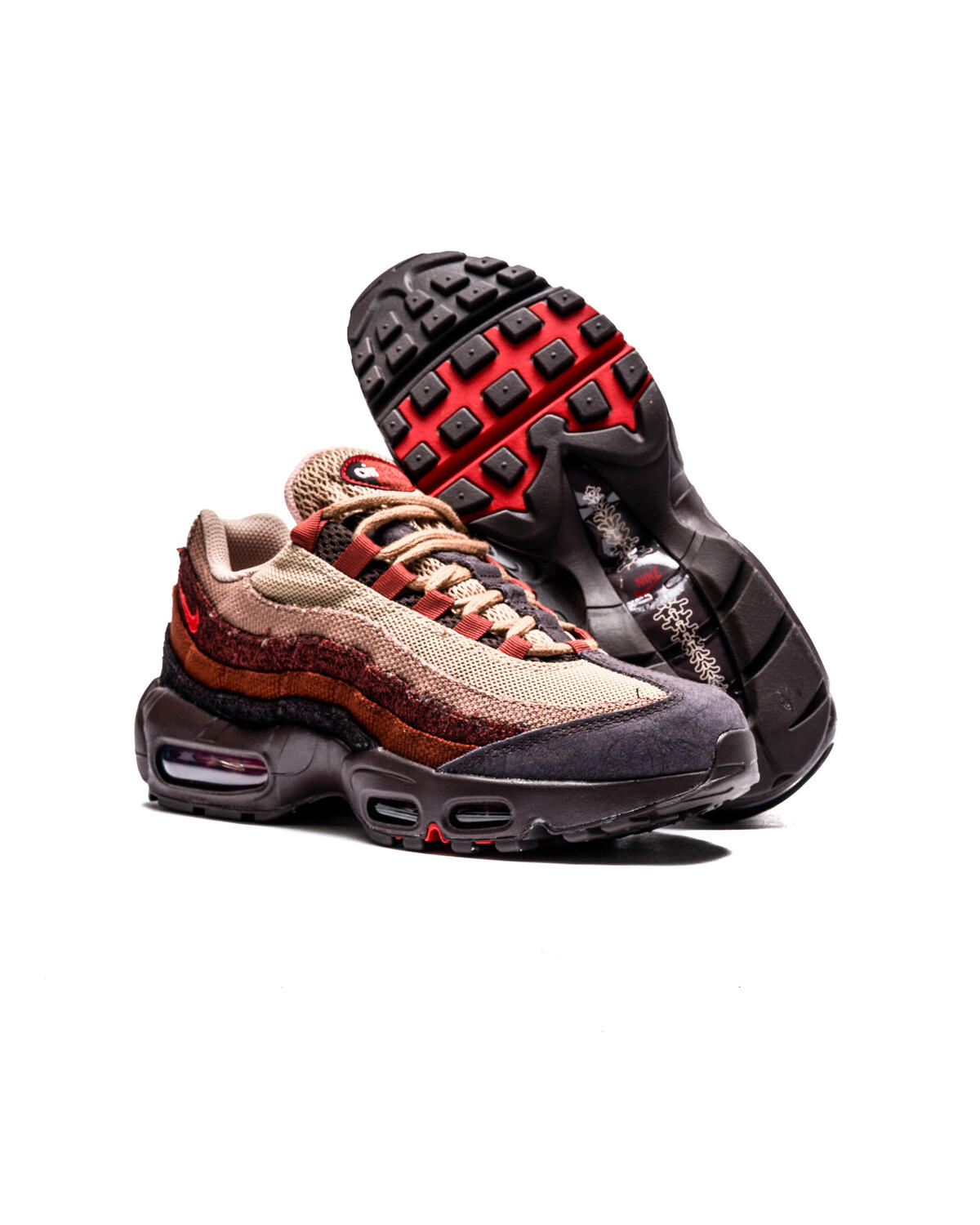 Nike Women's Air Max 95 (Brown Basalt/University Red-Oxen Brown) - Image 5