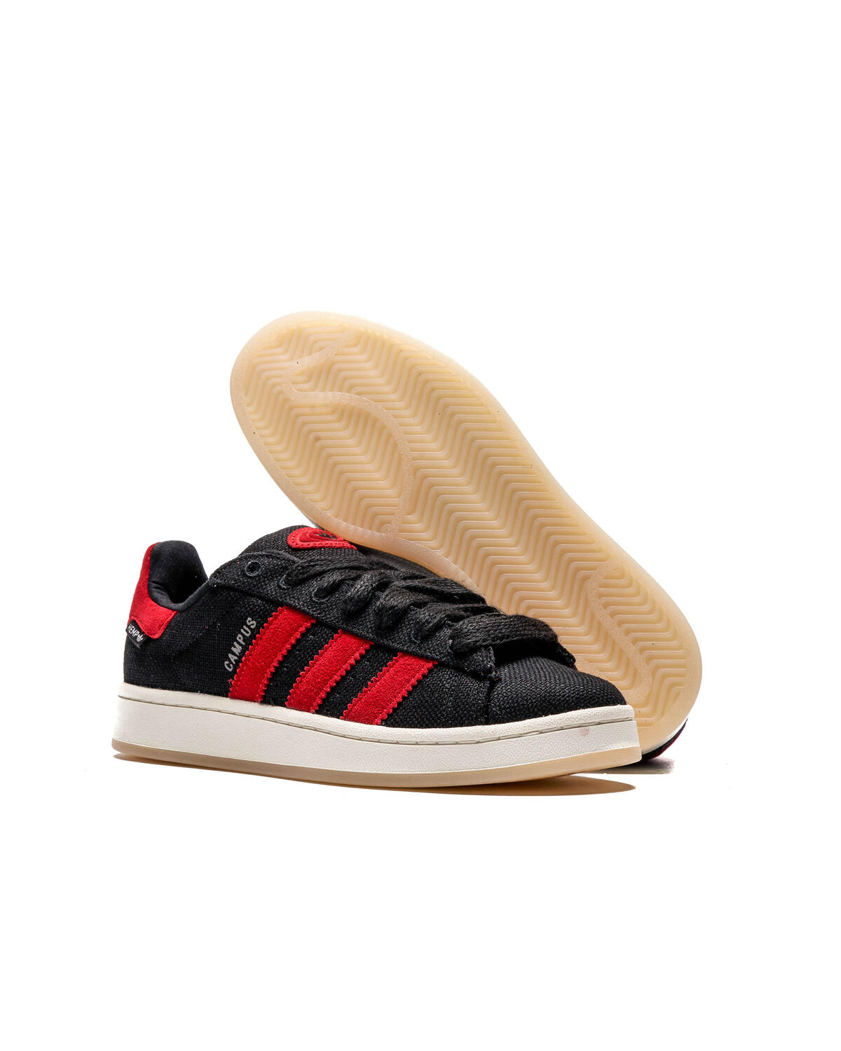 adidas Campus 00S TKO "Hemp" Core Black/Power Red/Off White - Image 11