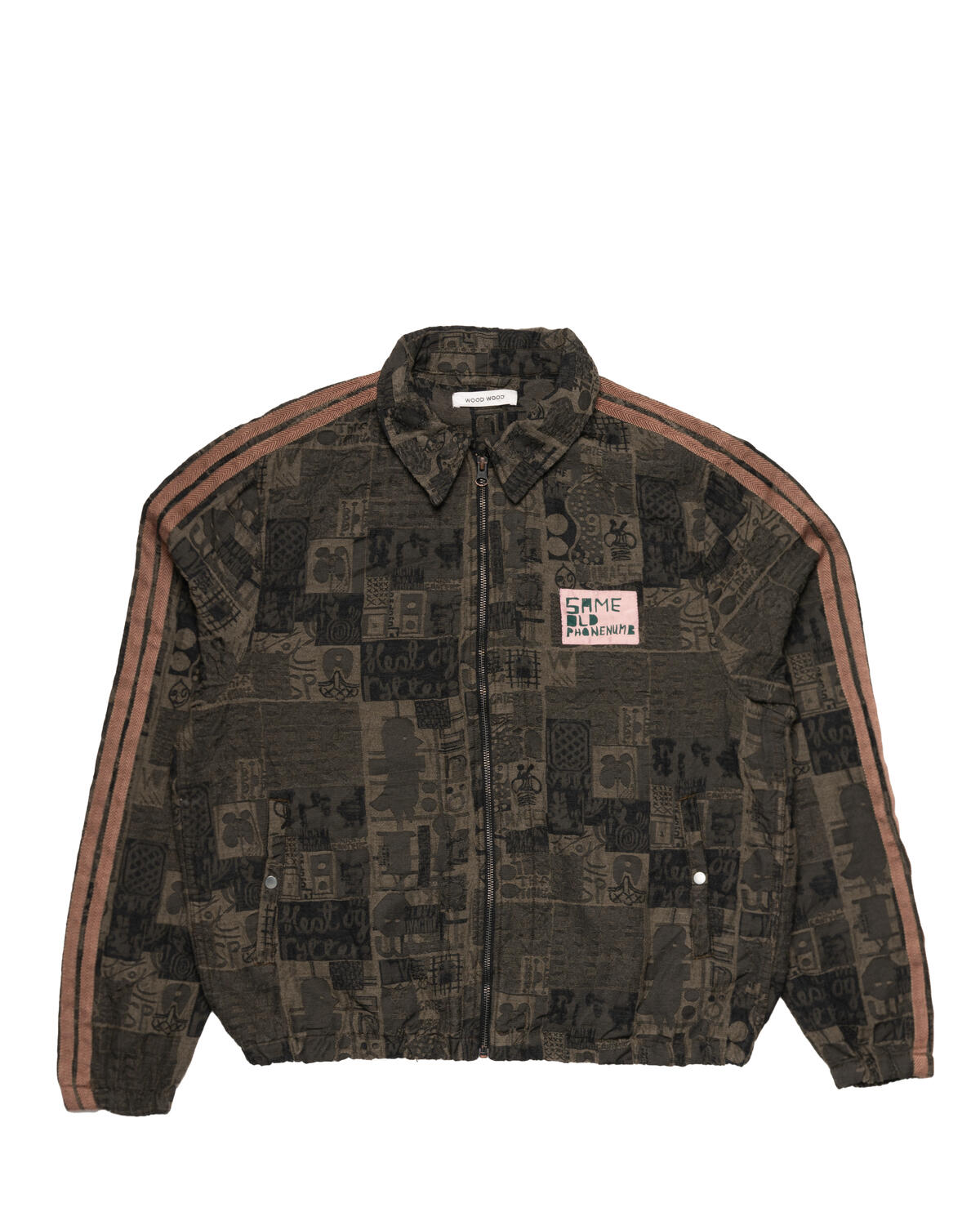 WOOD WOOD Finn Collage jacquard shirt - Image 2
