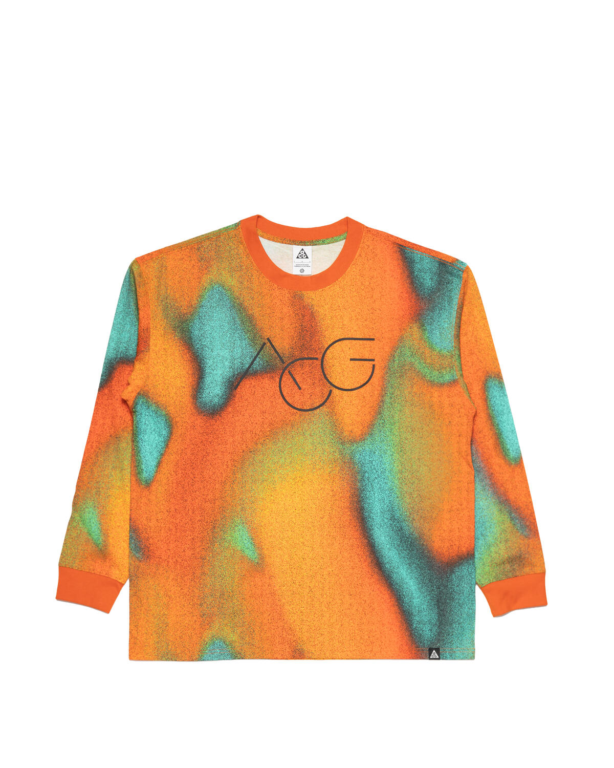 Nike ACG Sweatshirt Tour Yellow / Light Menta - Campfire Orange - Image 10