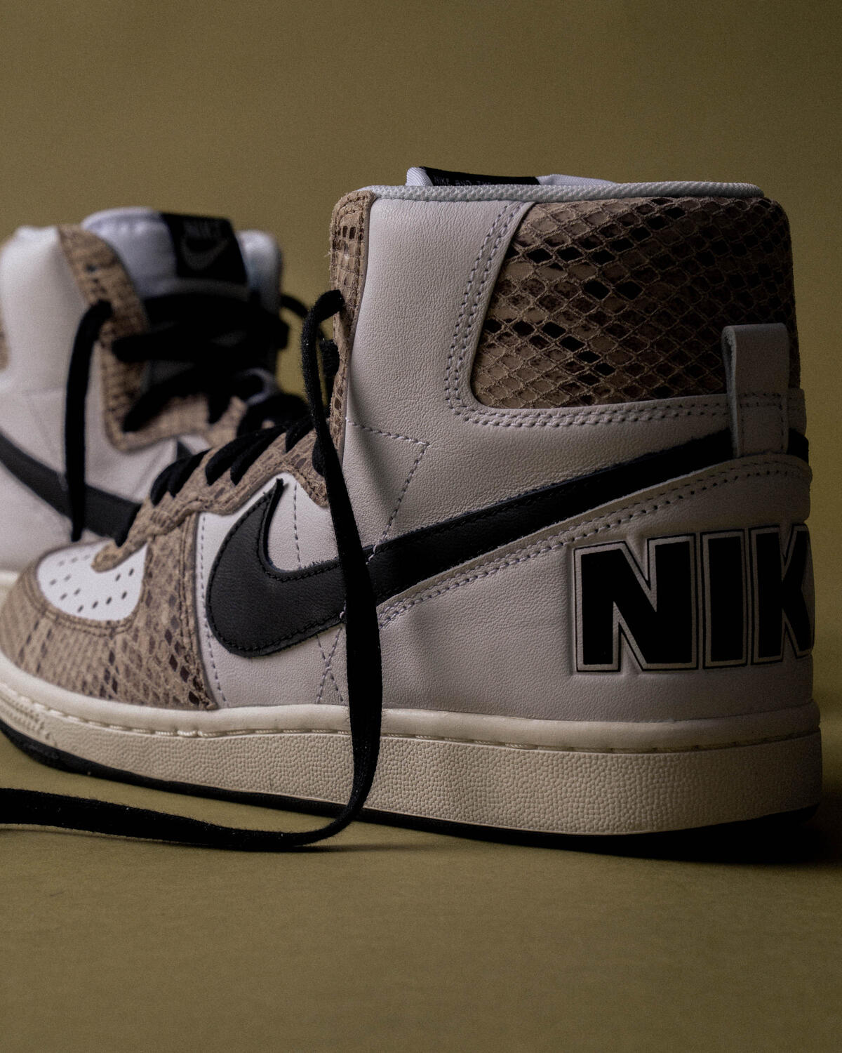 Nike Terminator High - White / Black / Sail / Cocoa (Women's) - Image 11