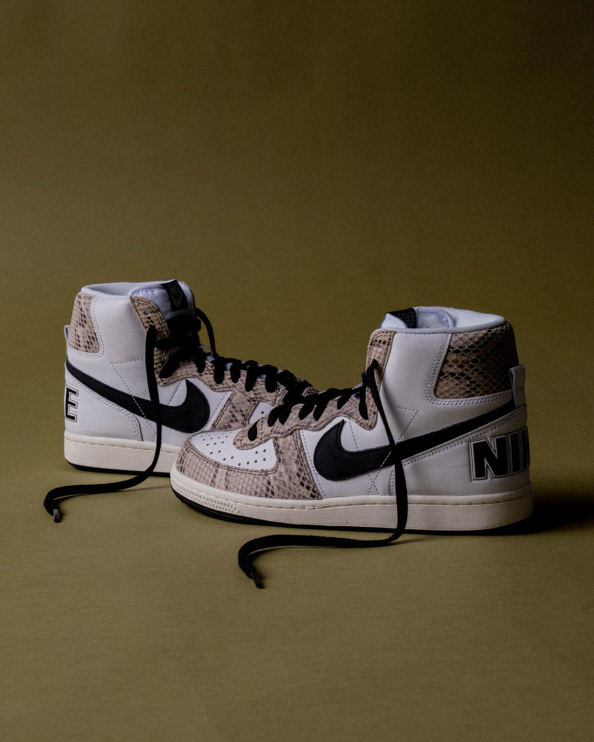 Nike Terminator High - White / Black / Sail / Cocoa (Women's) - Image 10