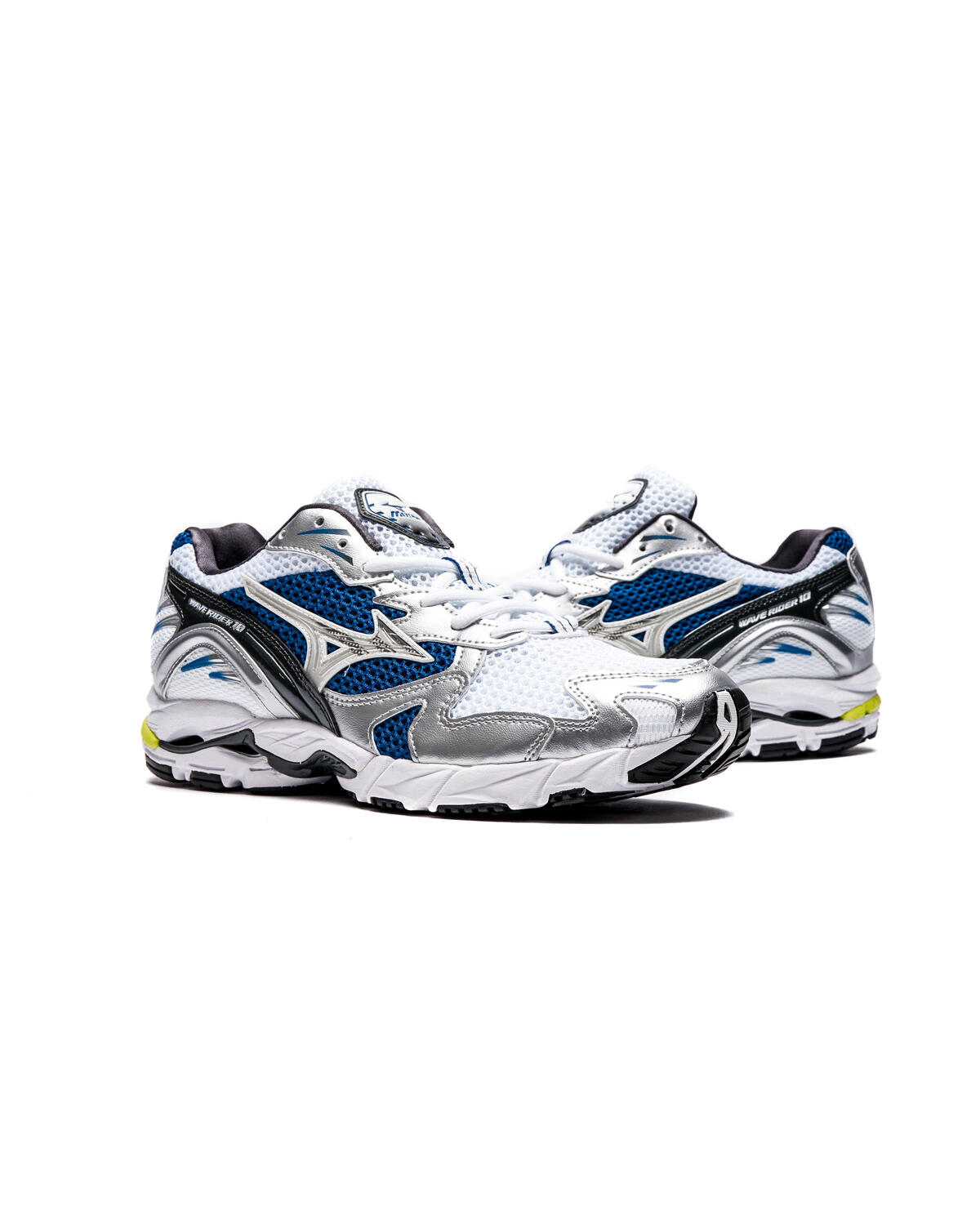 Mizuno Wave Rider 10 Weiß / Blau - Image 13