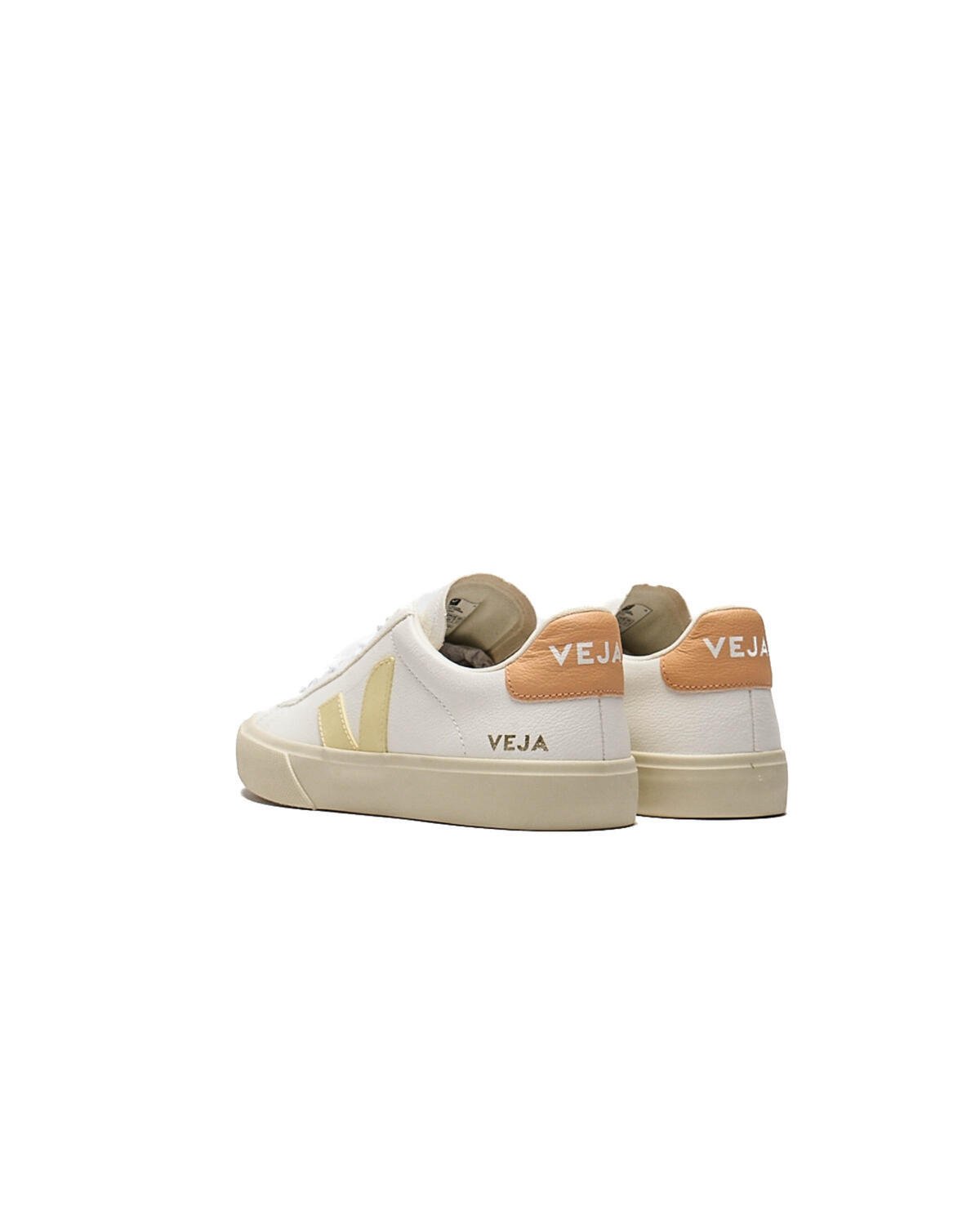 Veja Campo Chromefree Leather White/Sun Peach (Women's) - Image 4