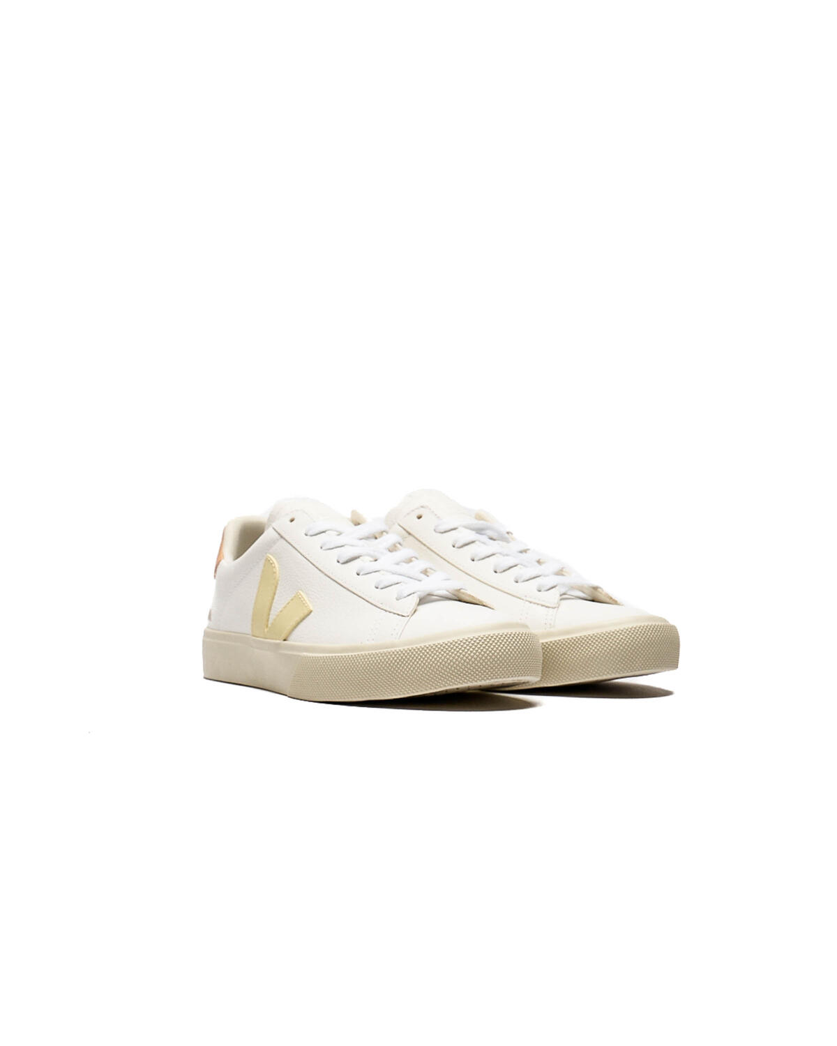 Veja Campo Chromefree Leather White/Sun Peach (Women's) - Image 3