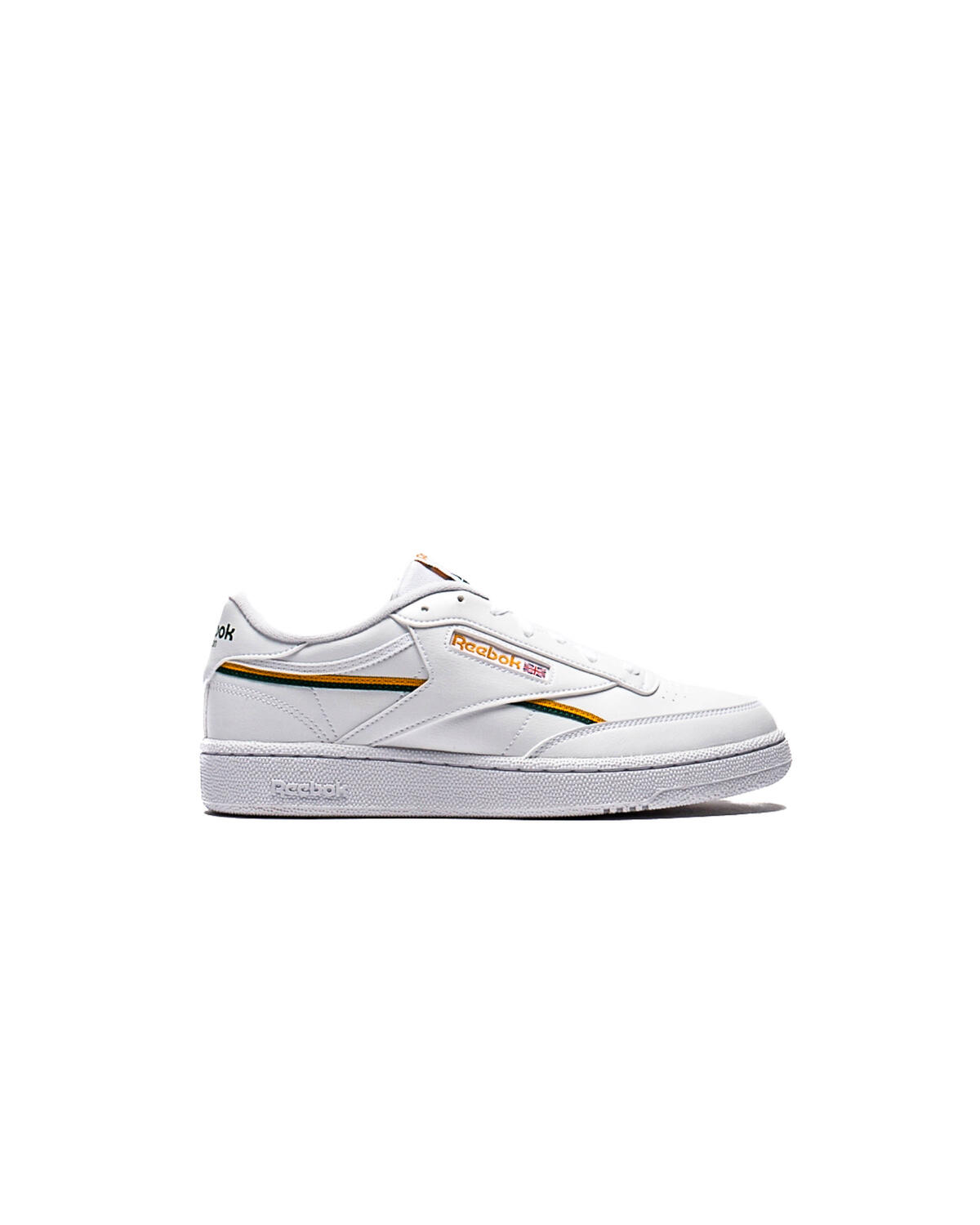 Reebok Club C 85 'Cloud White / Collegiate Gold / Dark Green' - Image 1