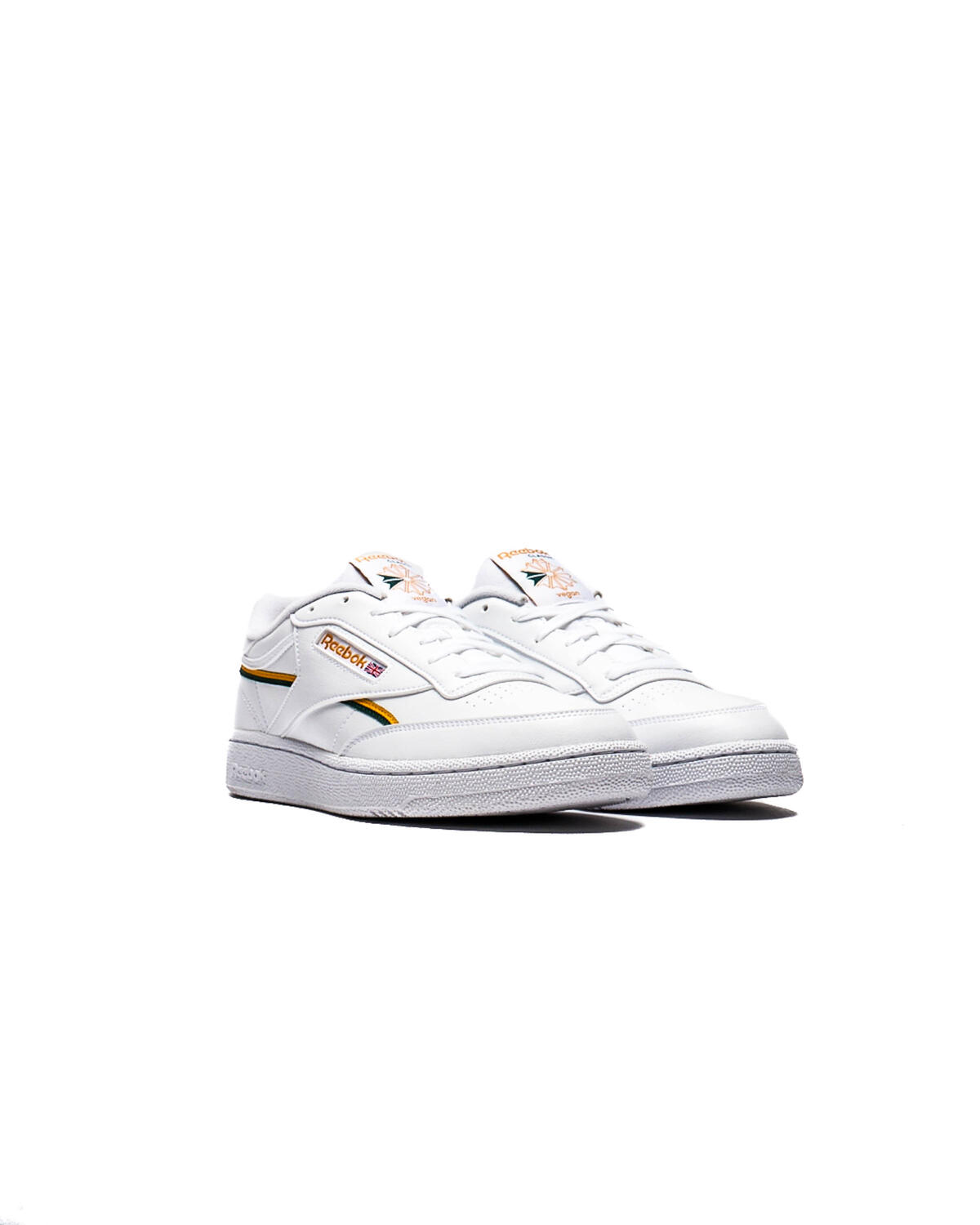 Reebok Club C 85 'Cloud White / Collegiate Gold / Dark Green' - Image 3