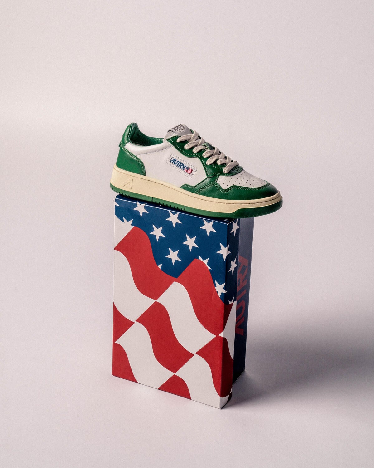 Autry Medalist Low Leat / White / Green
