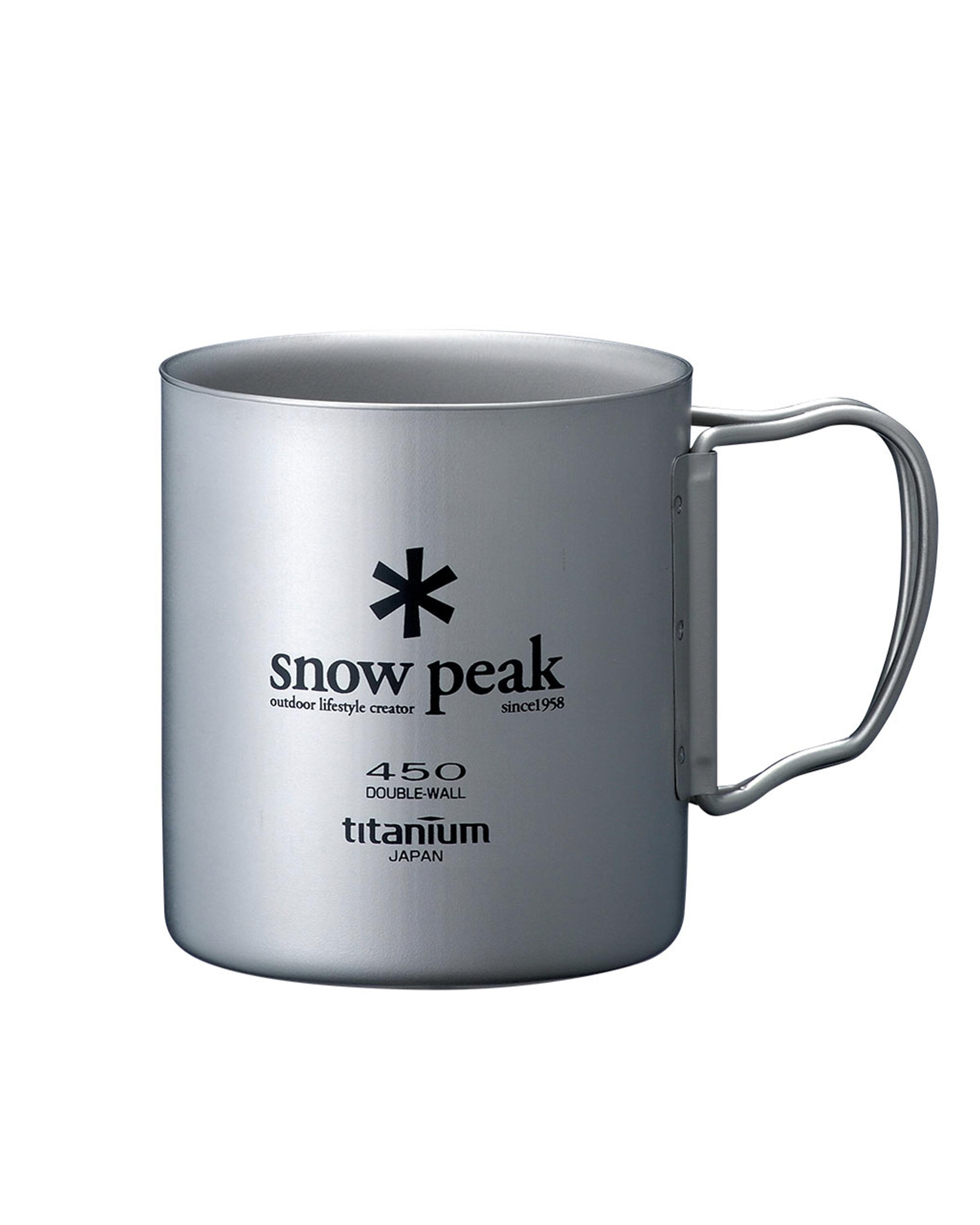 SNOW PEAK TITANIUM DOUBLE WALL CUP 450ML