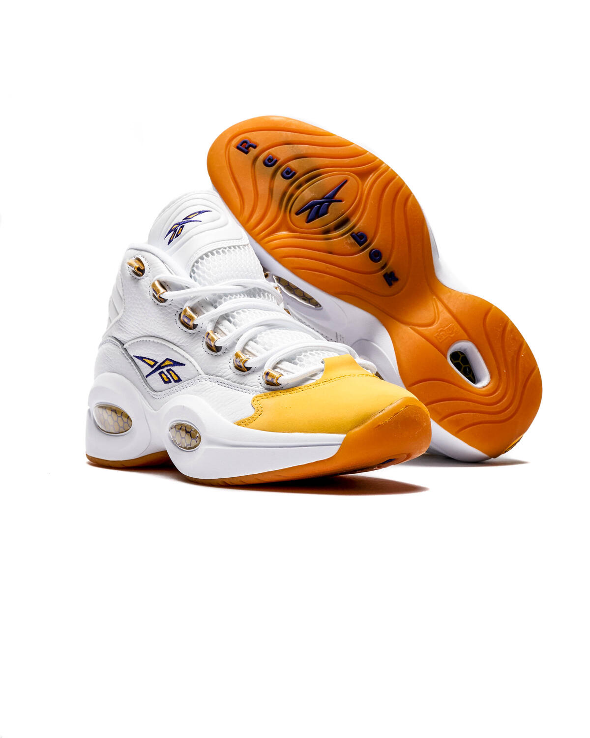 Reebok Question Mid Yellow Toe - Image 18