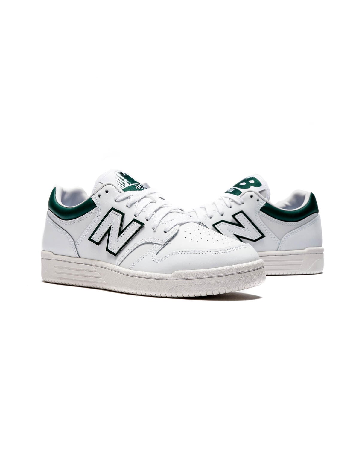 New Balance BB480 LGT (Weiß / Grün) - Image 11
