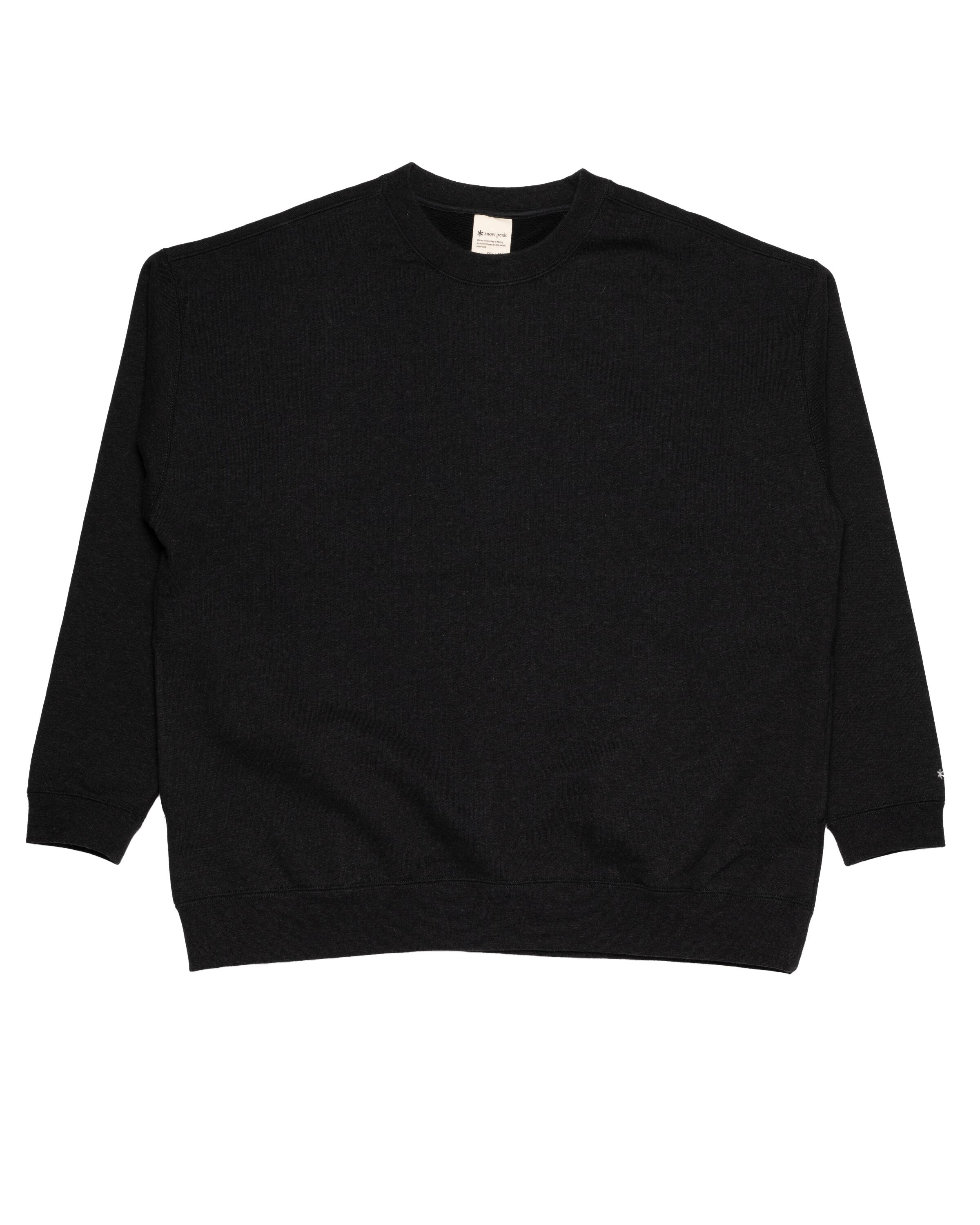 SNOW PEAK Recycled Cotton Sweat Crewneck